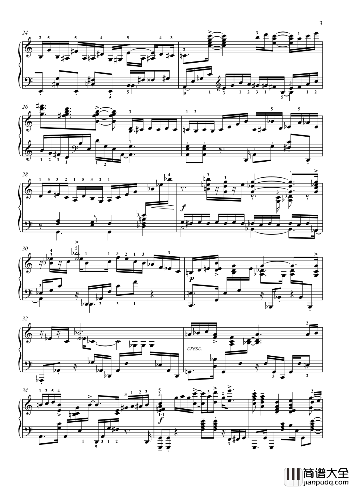 1._Prelude钢琴谱_带指法_八首音乐会练习曲_Eight_Concert_?tudes_Op_40___No.__爵士_尼古拉·凯帕斯汀
