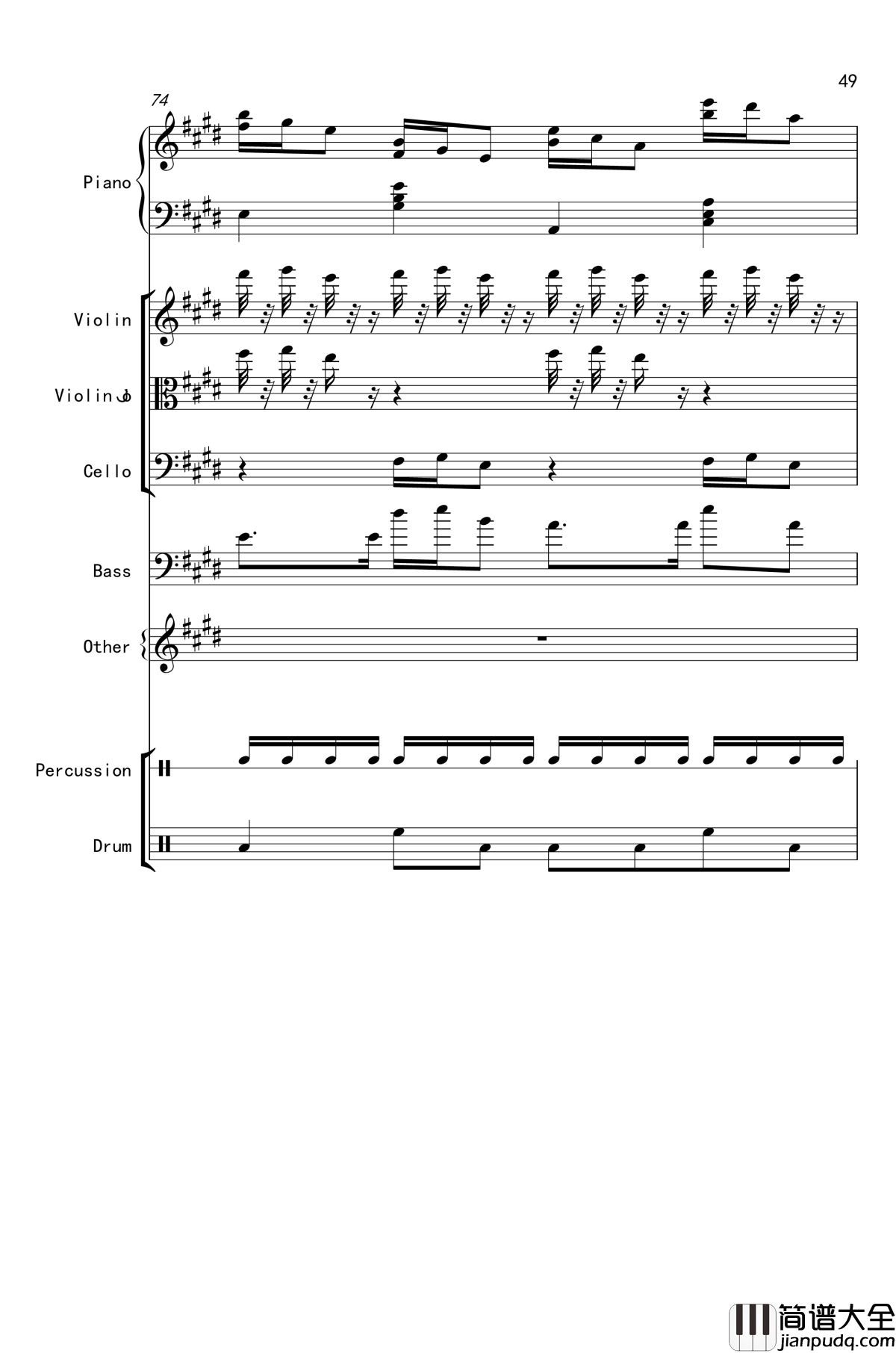克罗地亚舞曲钢琴谱_马克西姆_Maksim·Mrvica
