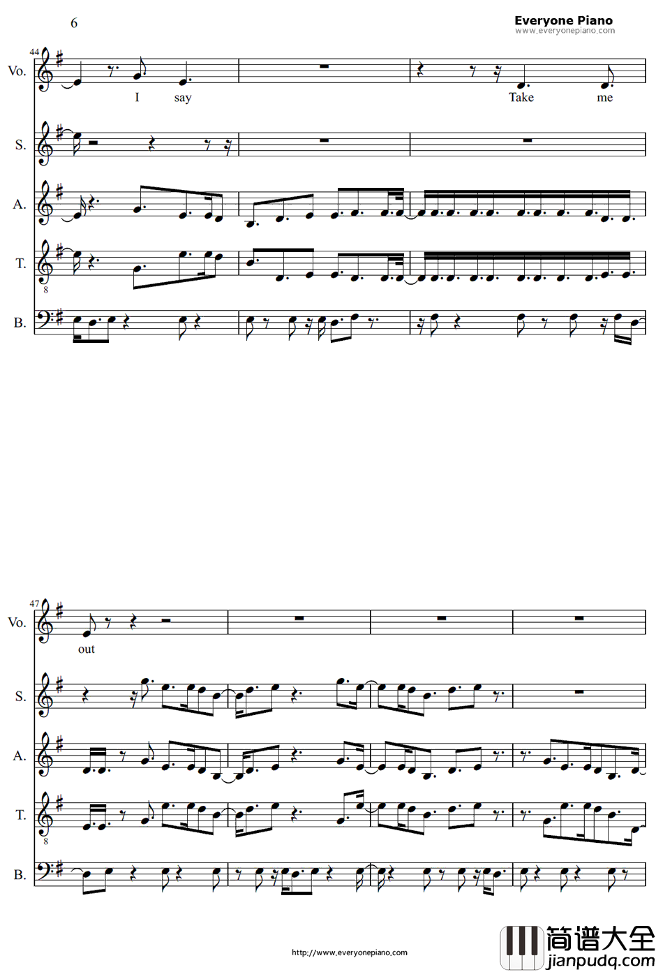 Take_Me_Out钢琴谱_FranzFerdinand