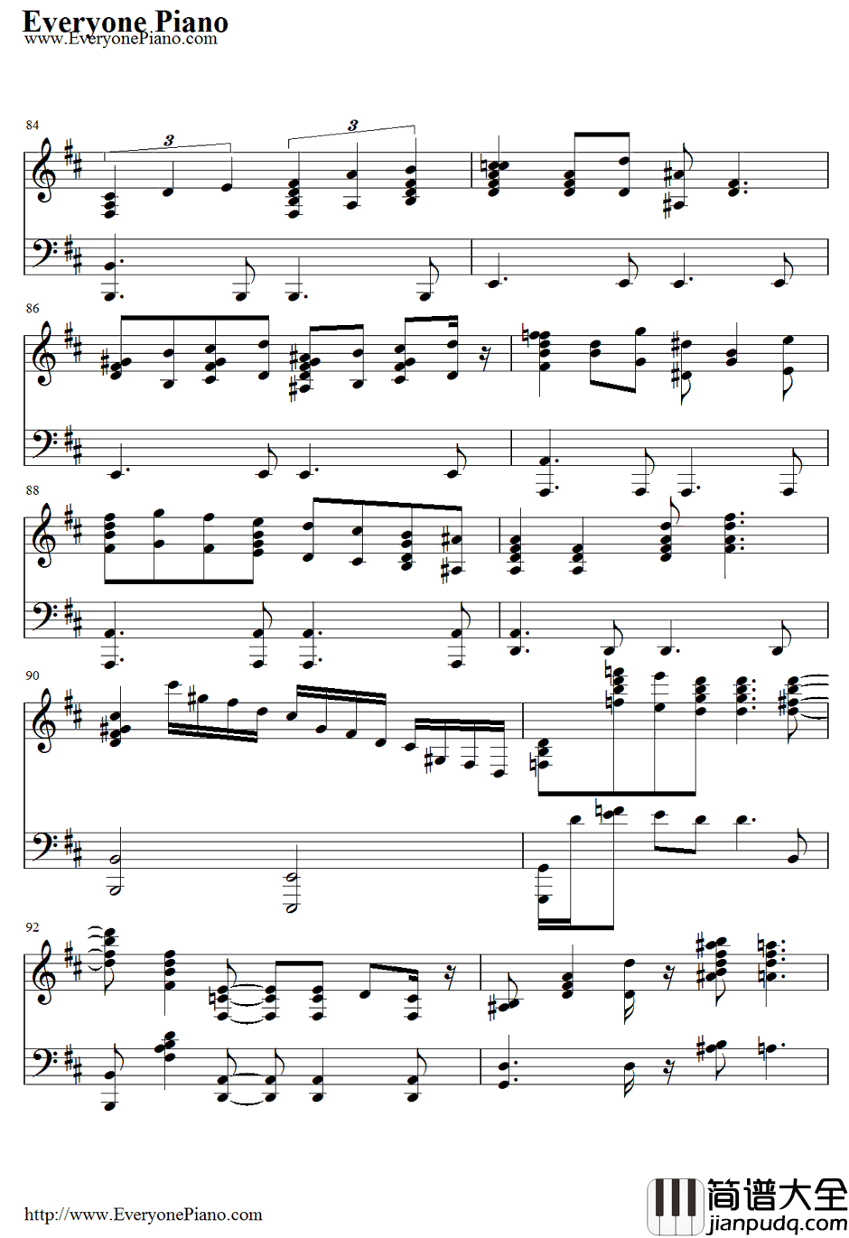 Just_the_Way_You_Are钢琴谱_BillyJoel
