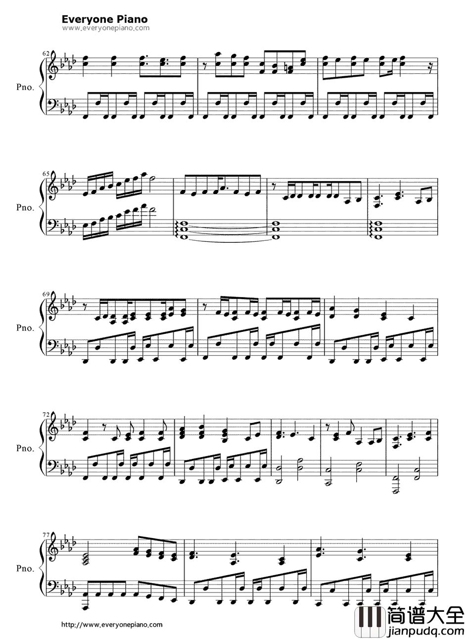 セツナトリップ钢琴谱_LastNote. _GUMI