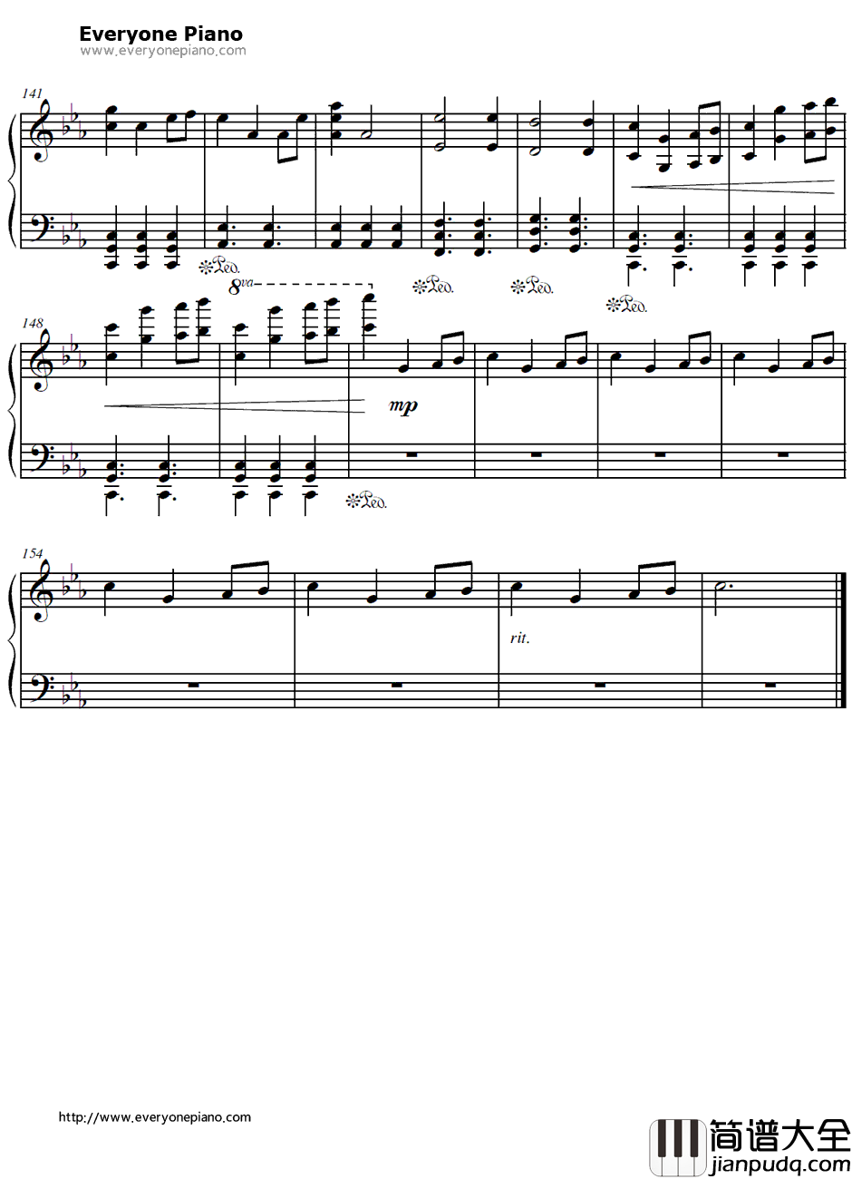 Game_of_Thrones钢琴谱_拉民•贾瓦迪RaminDjawadi_权力的游戏OST
