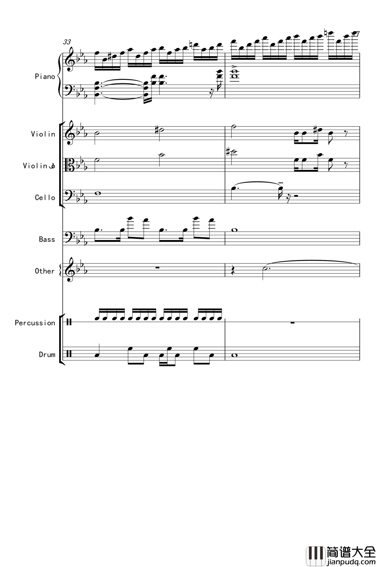 克罗地亚舞曲钢琴谱_马克西姆_Maksim·Mrvica