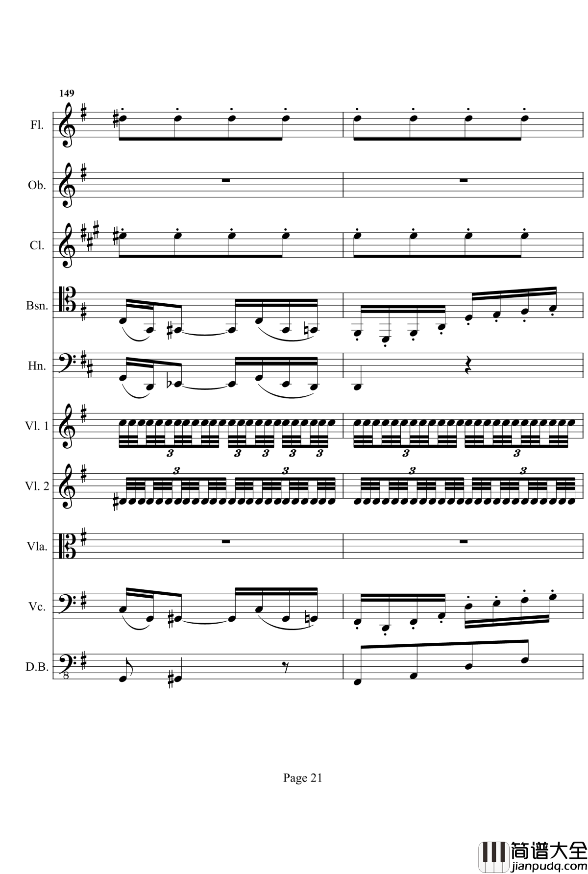 奏鸣曲之交响钢琴谱__第十首_Ⅰ_贝多芬_beethoven