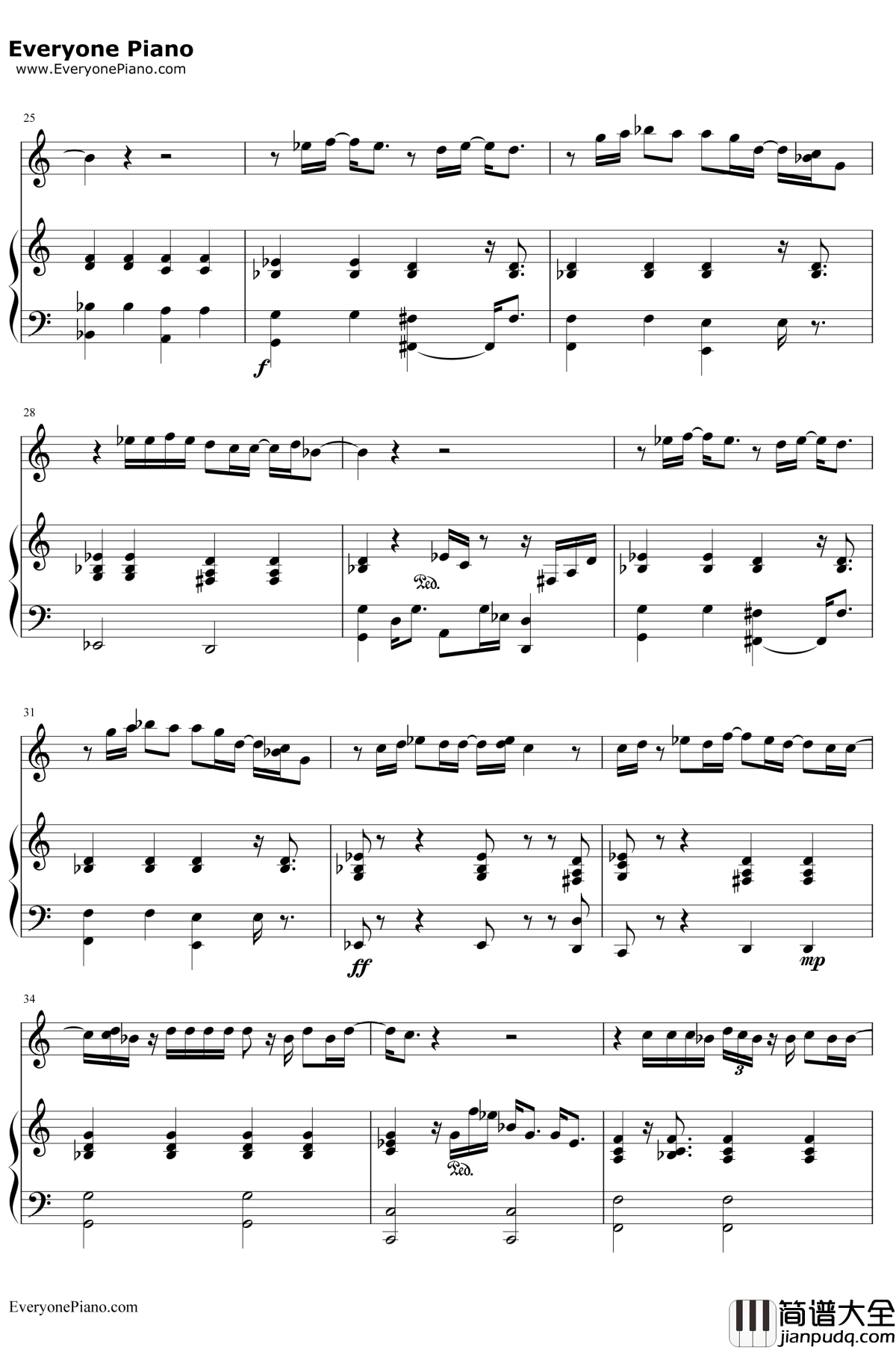 Sorry_Seems_to_Be_the_Hardest_Word钢琴谱_EltonJohn
