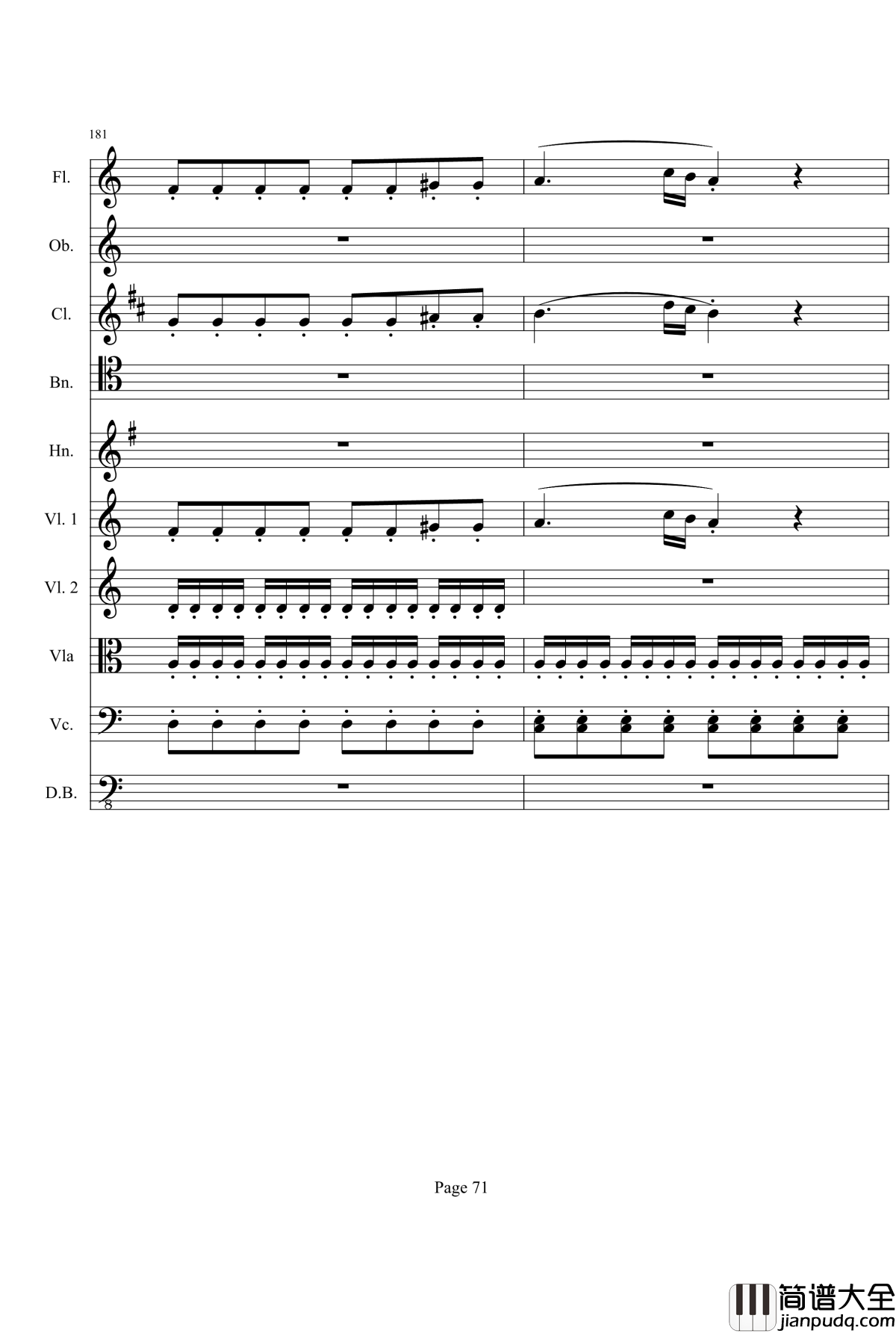 奏鸣曲之交响钢琴谱_第21_Ⅰ_贝多芬_beethoven
