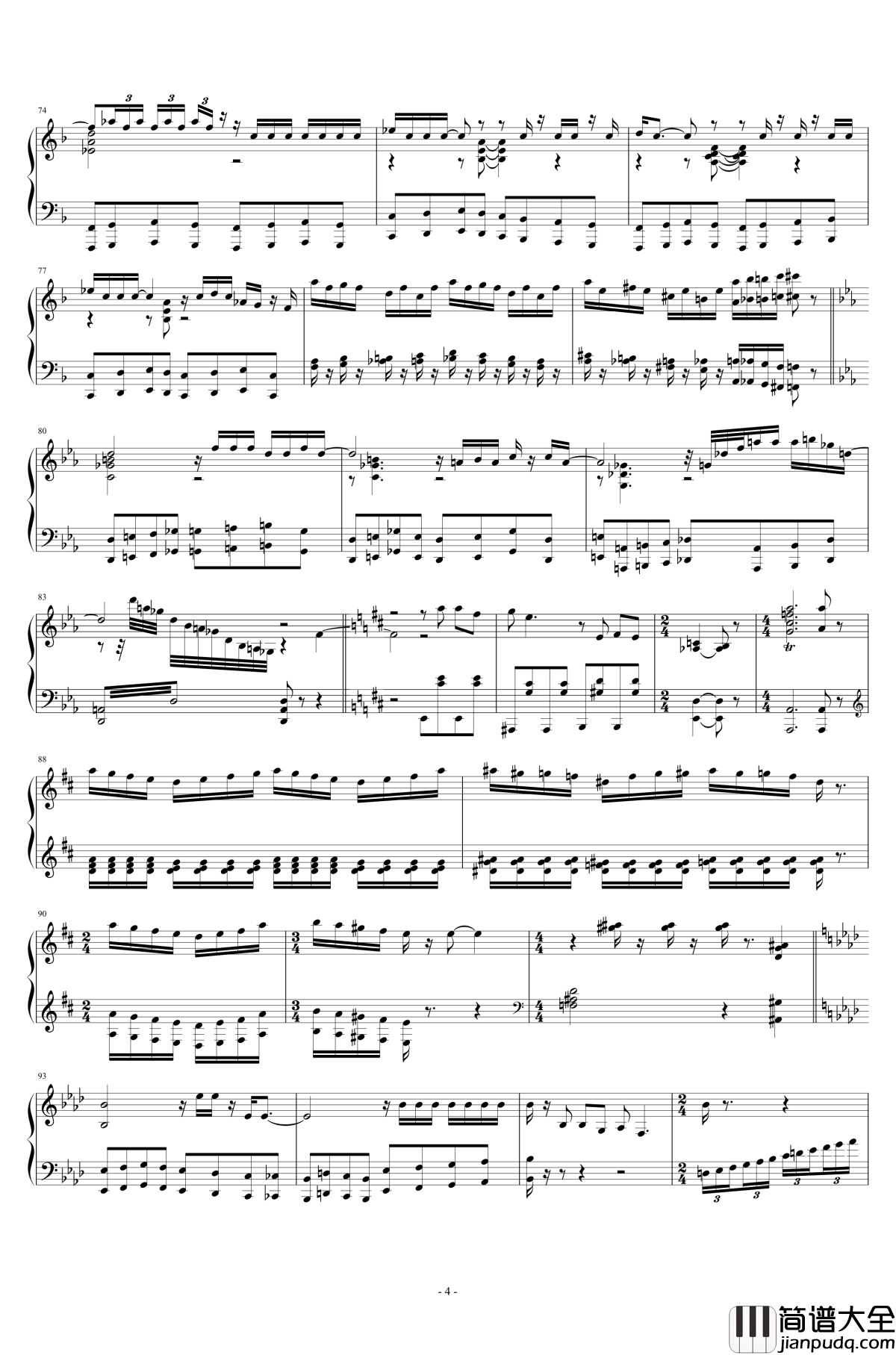 猫和老鼠钢琴谱_交响曲改编_Tom&Jerry_at_MGM