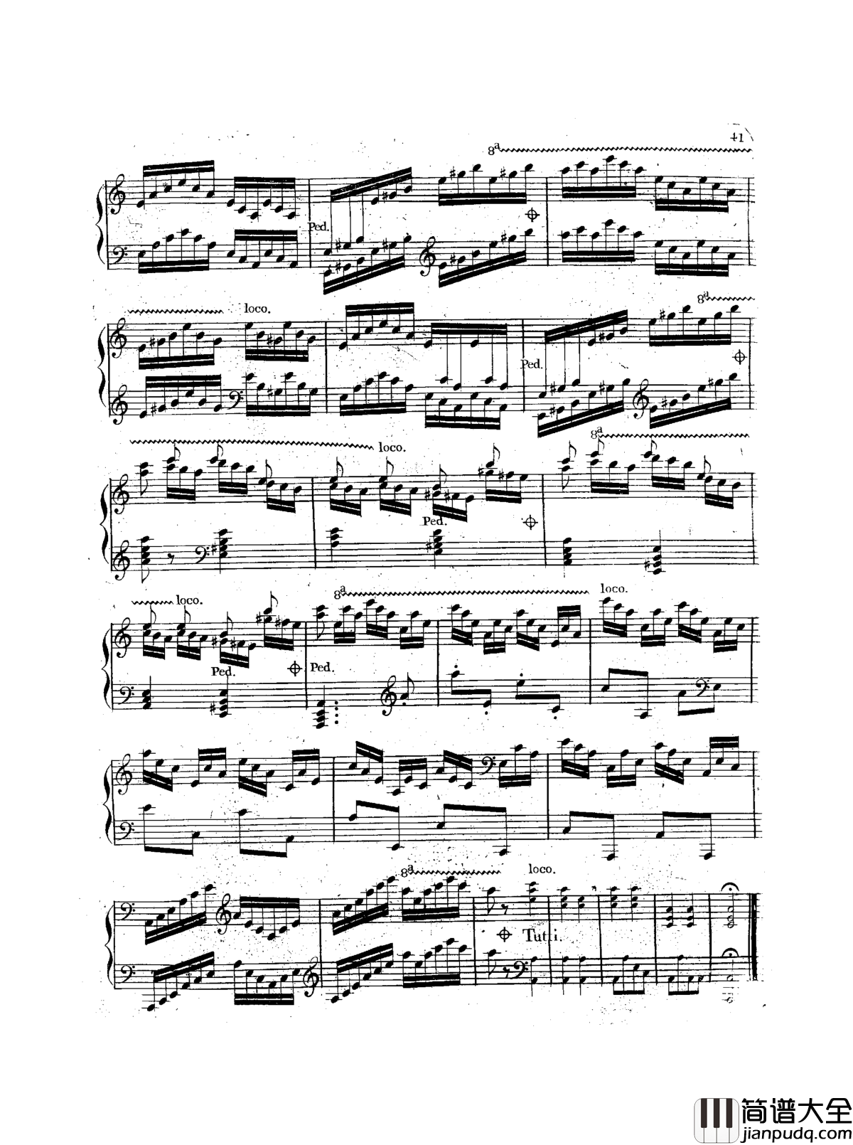 a小调钢琴协奏曲__Op.214钢琴谱_车尔尼_Czerny