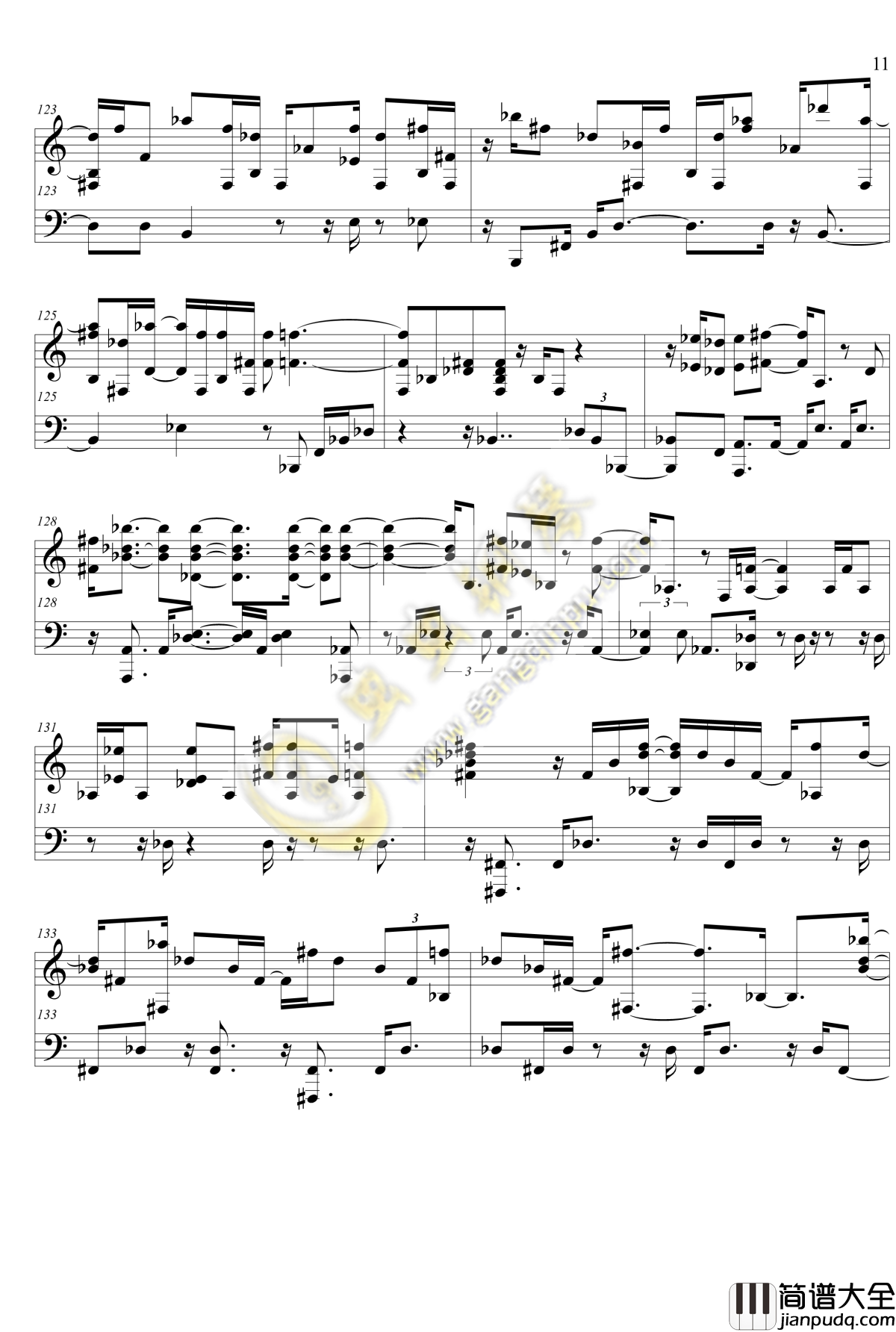 声之形主题曲钢琴谱_恋をしたのは_修正版