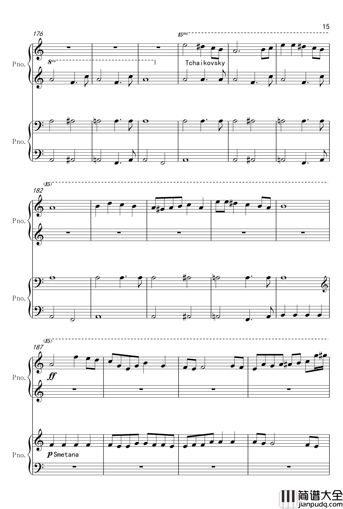名曲编年史钢琴谱_世界名曲