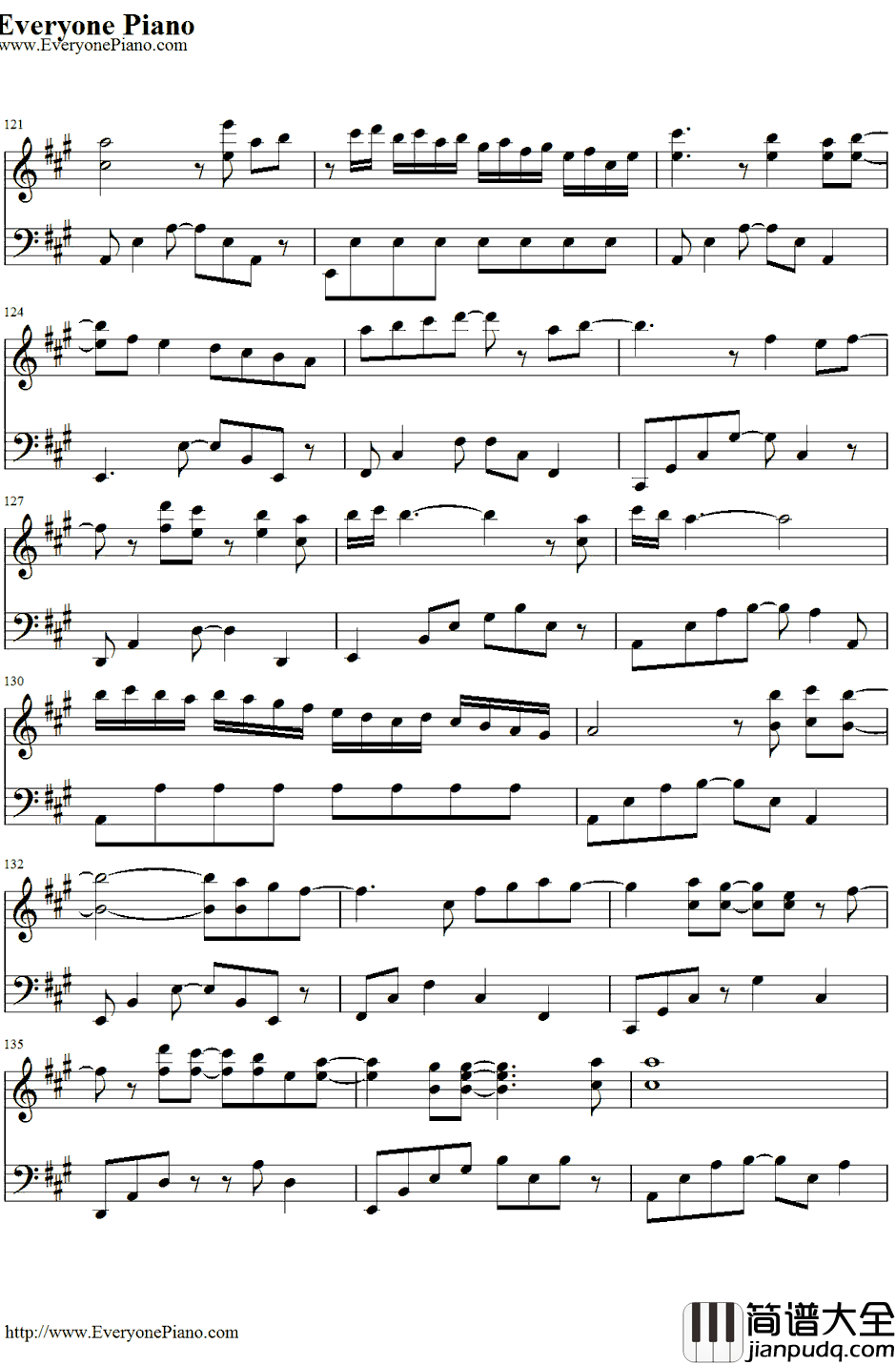 To_Love_You_More钢琴谱_CelineDion_恋人よ〔恋人啊!〕主题曲