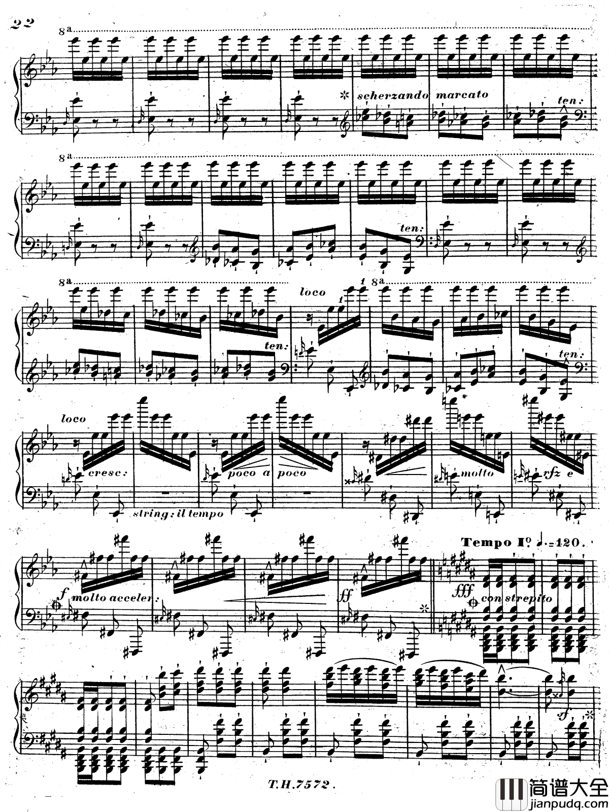 西班牙走私犯回旋曲S.252钢琴谱_李斯特