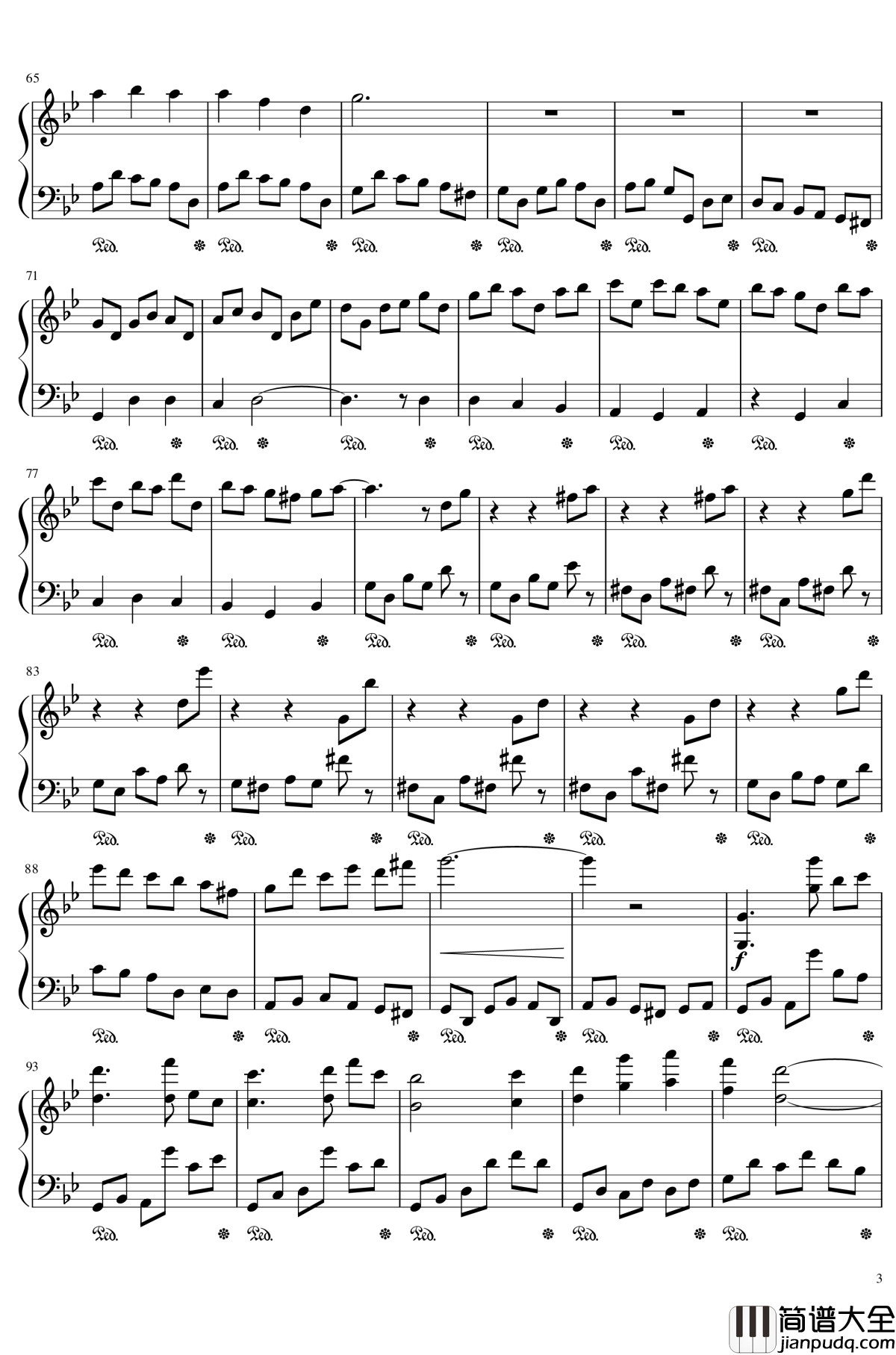 Dramatist钢琴谱_灰灰的小白