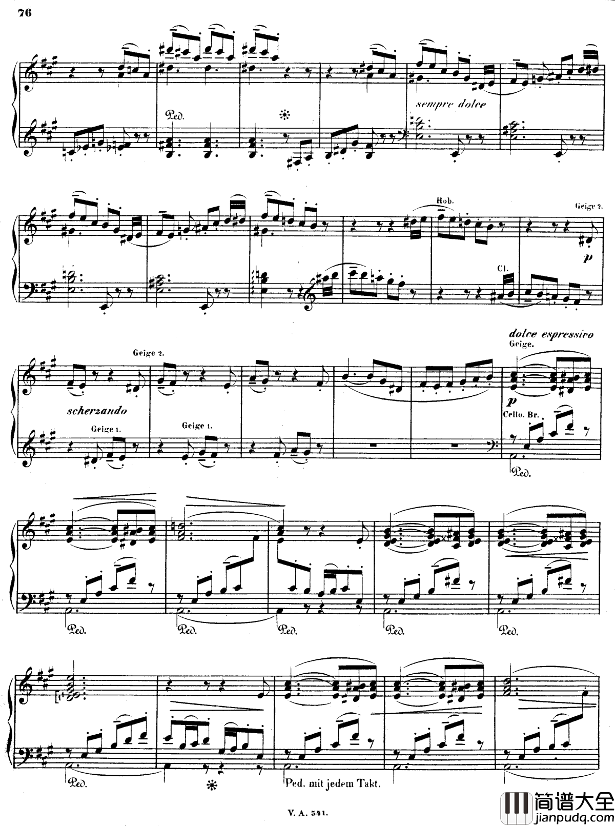 第三交响诗前奏曲钢琴谱_李斯特