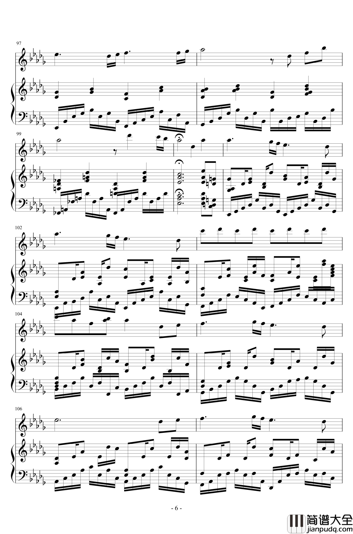 My_Treasure钢琴谱_弹唱版_约会大作战II诱宵美九返场曲_约会大作战第二季