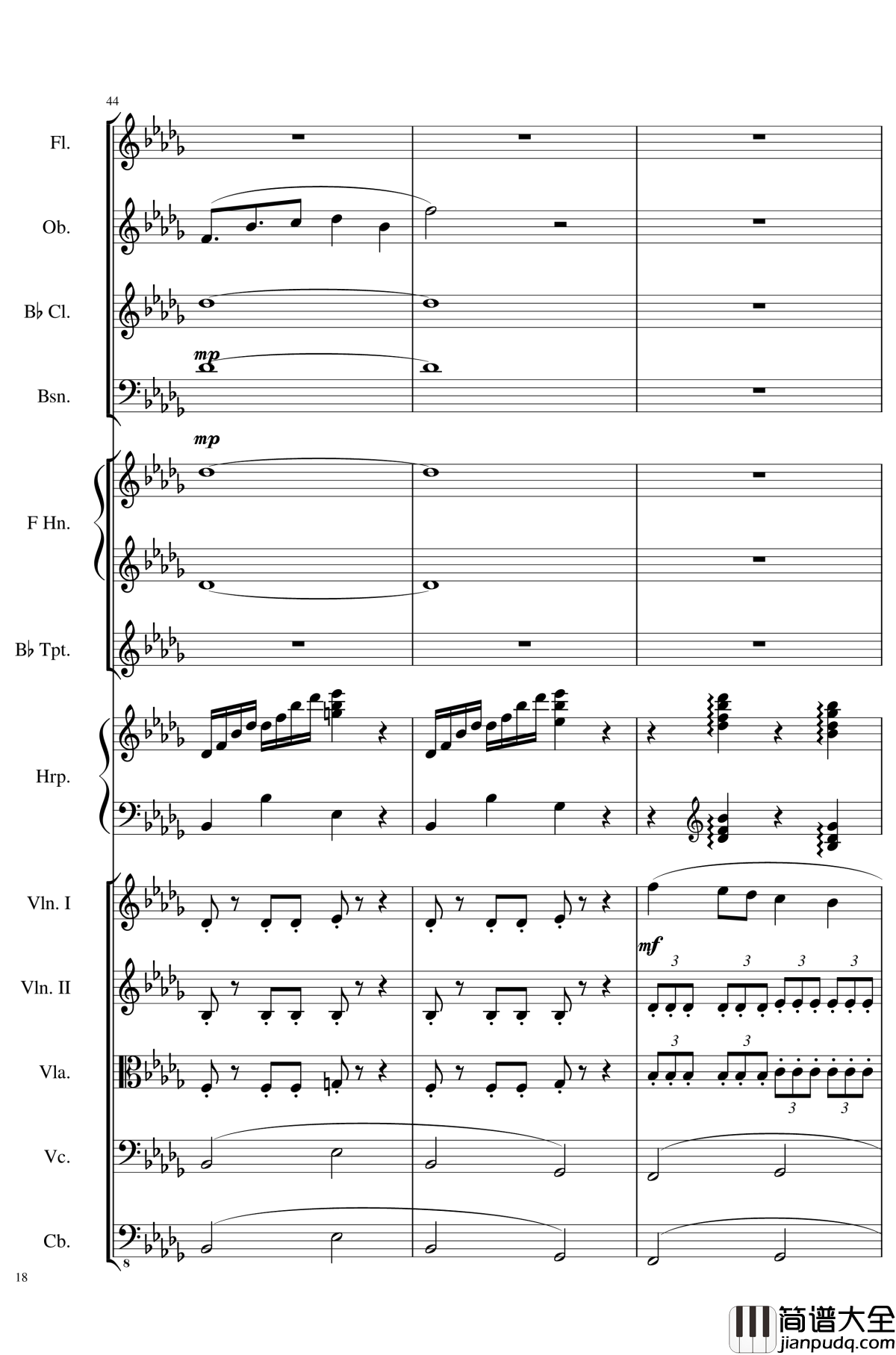 Clair_de_lune,_Op.109钢琴谱_一个球