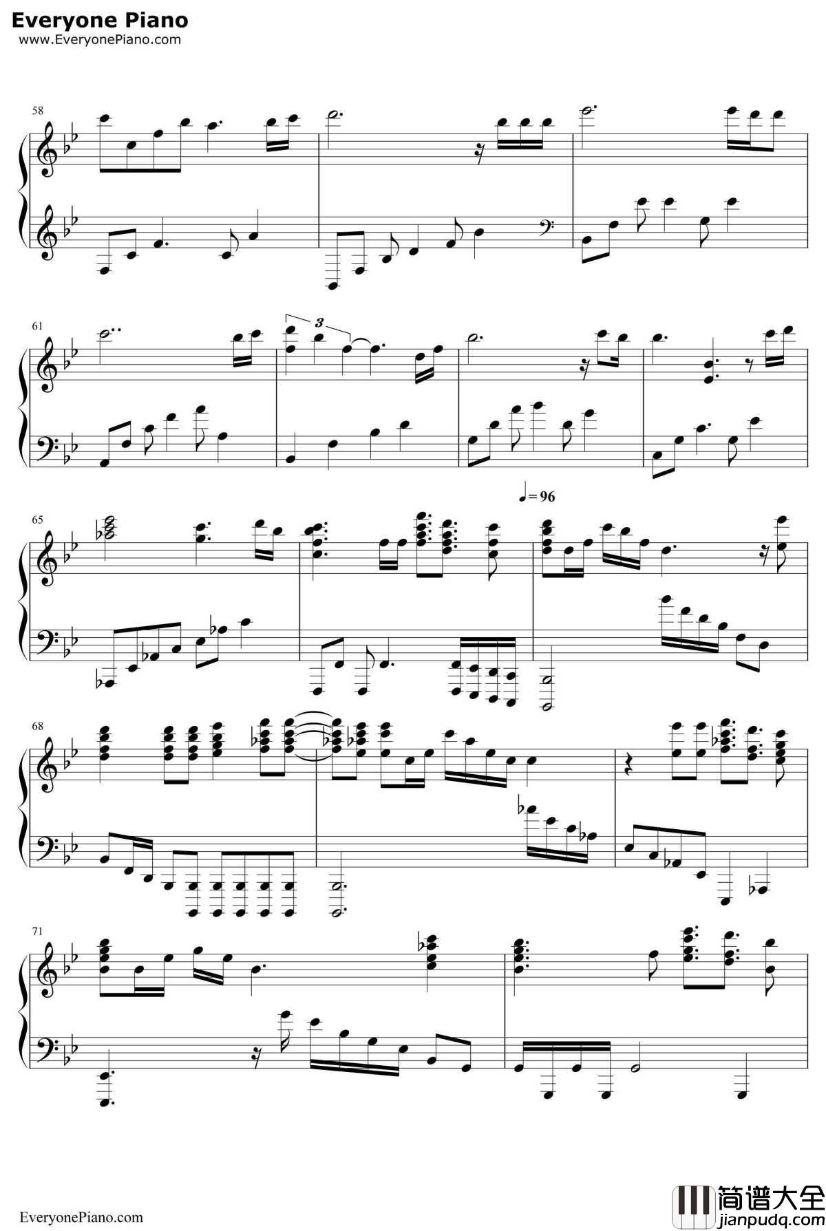 Circle_of_Life钢琴谱_EltonJohn_狮子王片头曲
