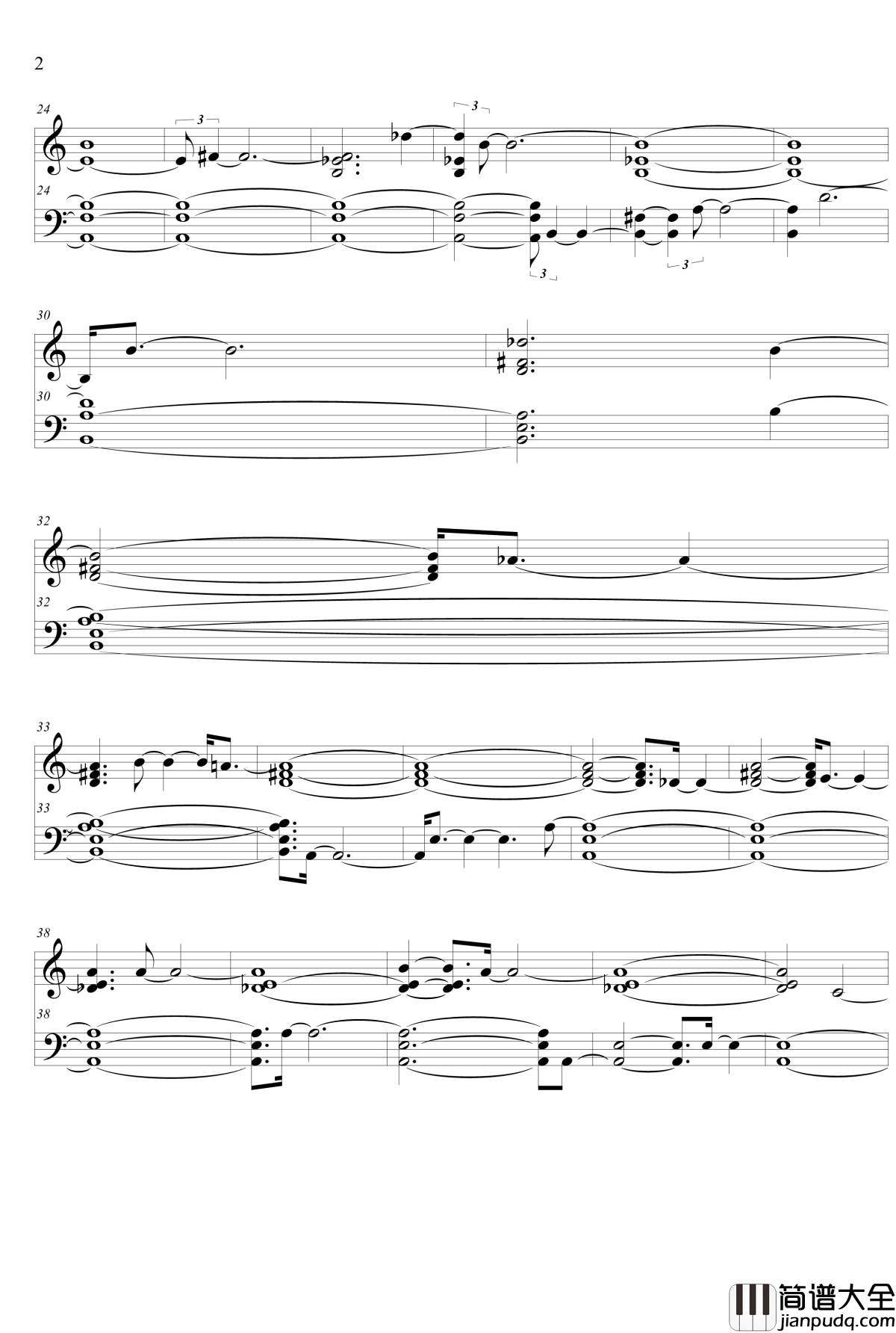 白色相簿2_OST钢琴谱_心はいつもあなたのそばに_Piano_ver._修正版