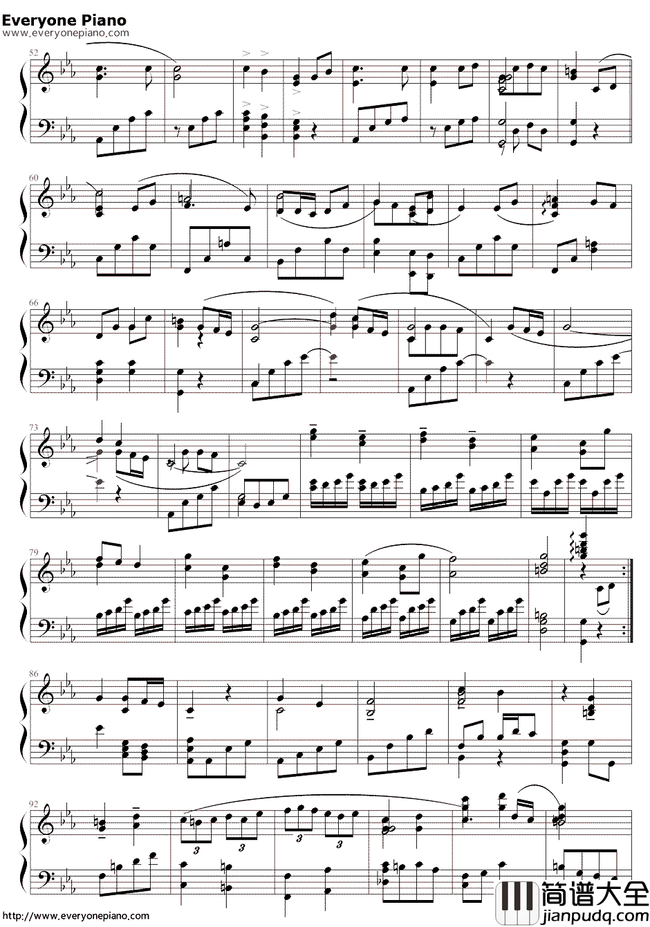Tomorrow钢琴谱_恒松亚由美_机动战士高达00第二季插曲