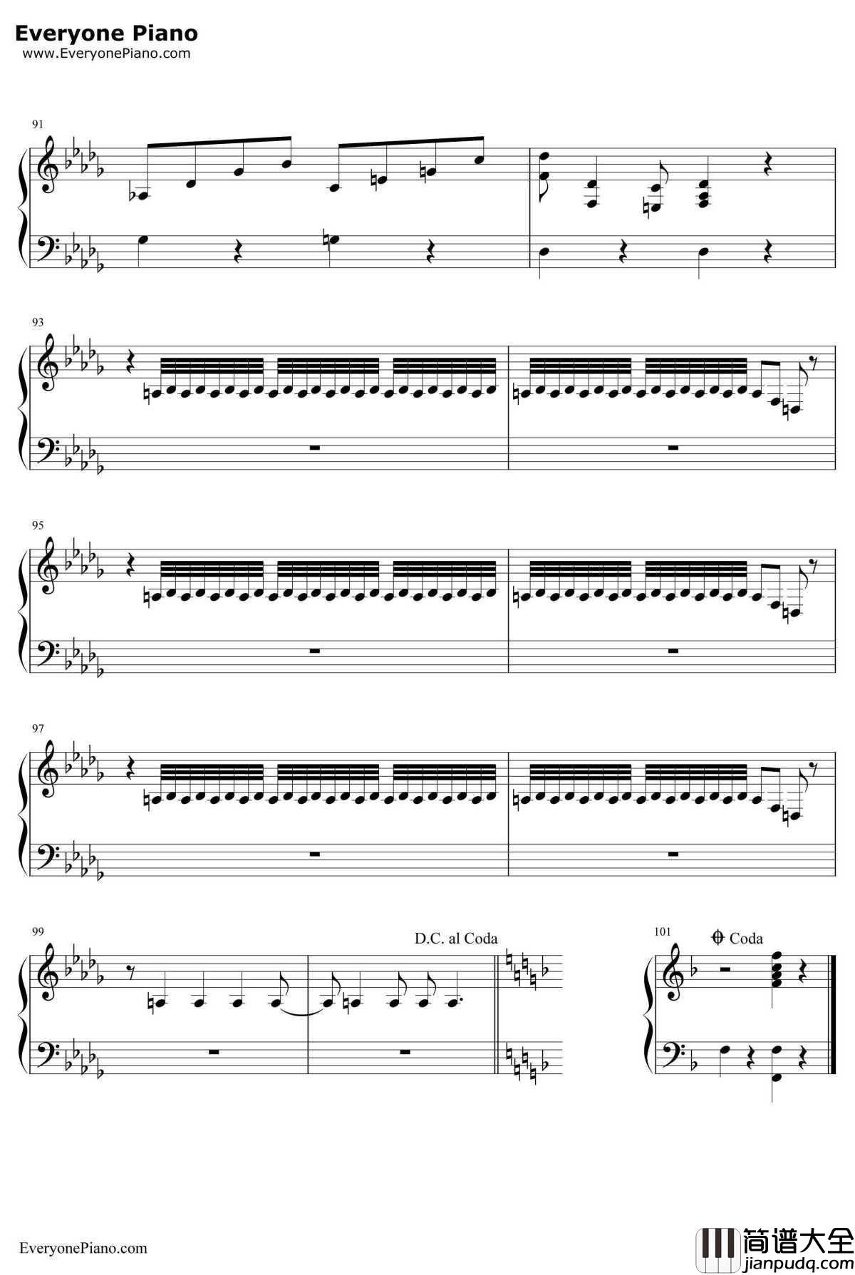 Cantina_Band钢琴谱_JohnWilliams _星球大战OST