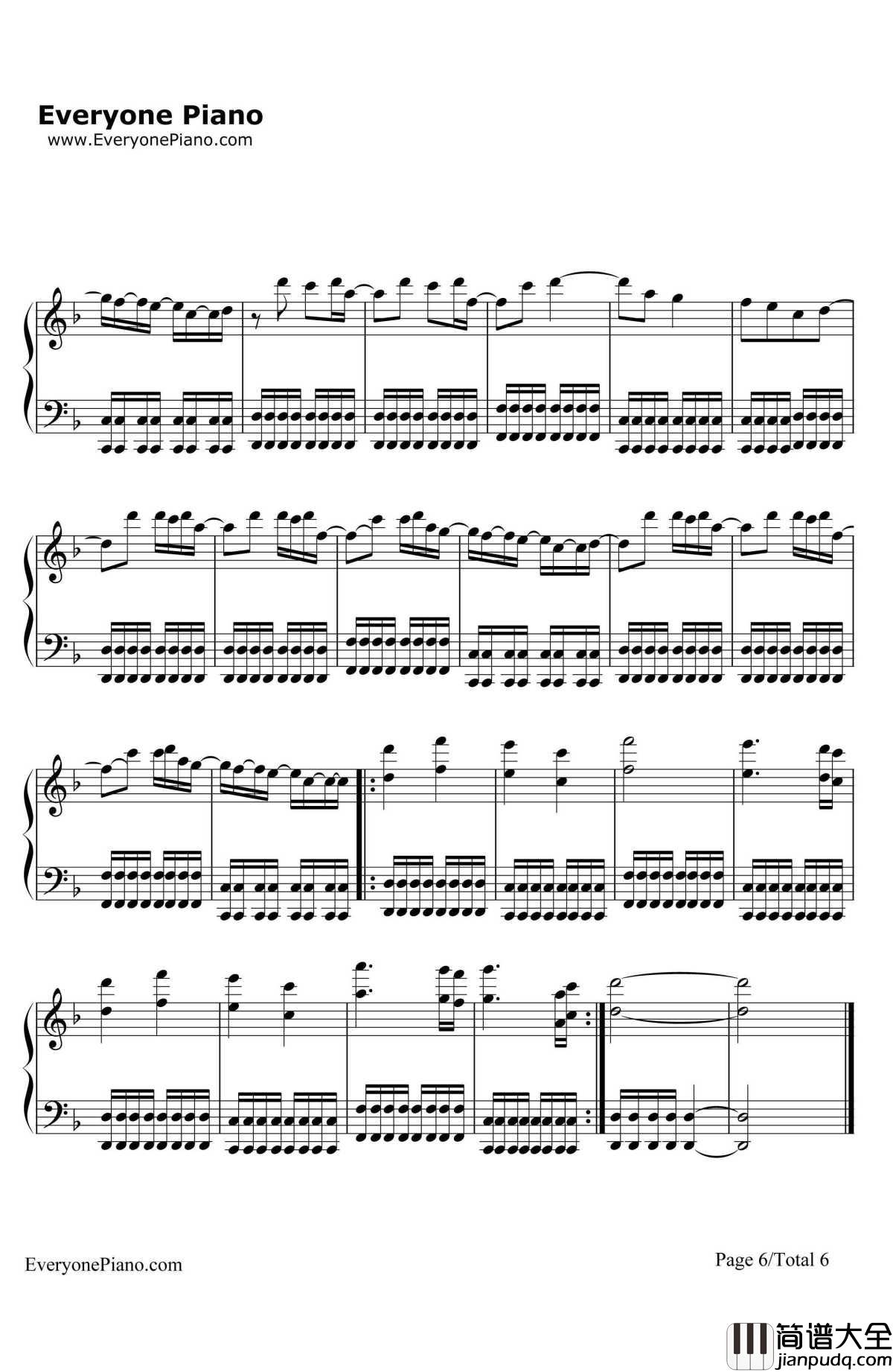Nemo钢琴谱_Nightwish