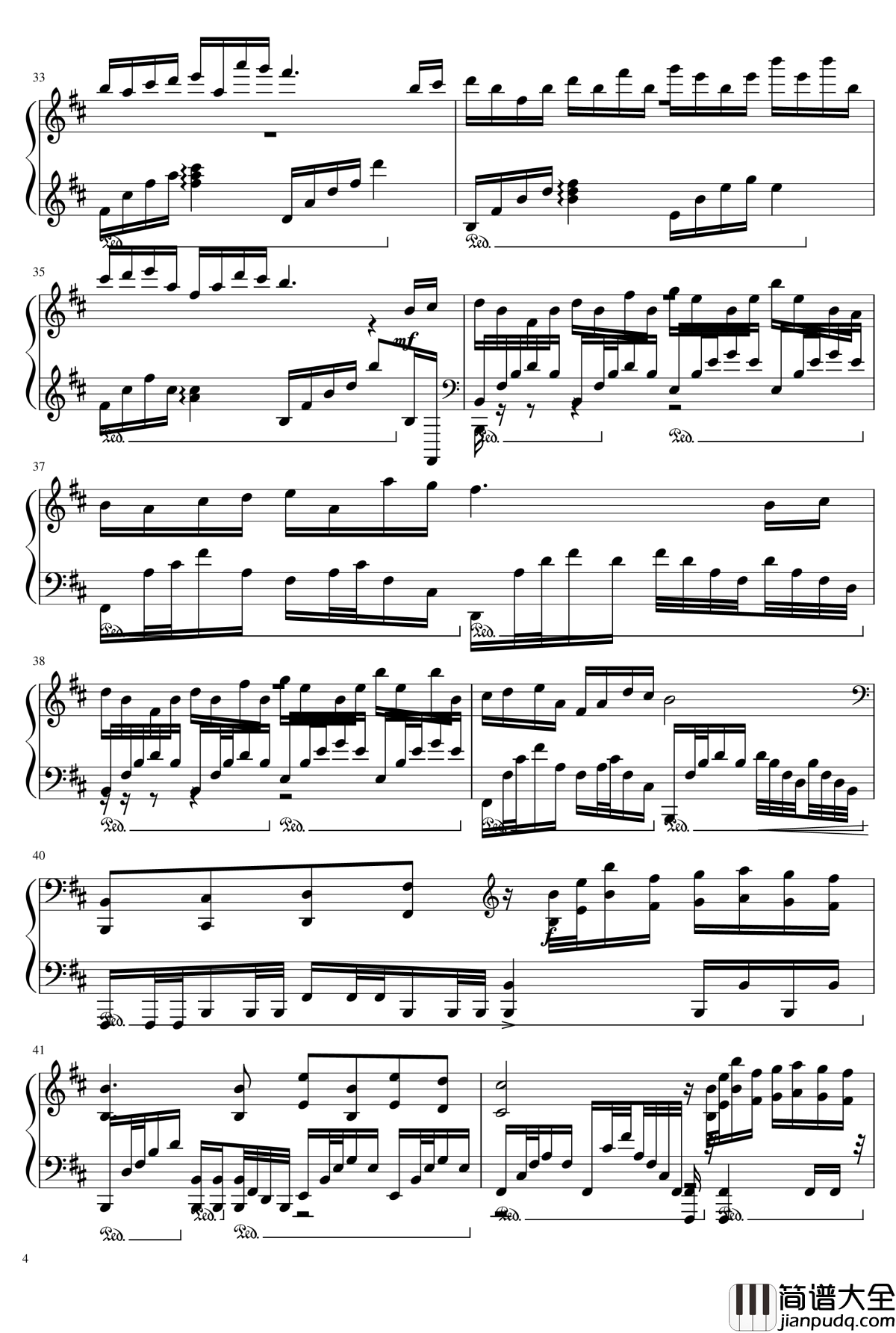 Redemption钢琴谱_狂音§
