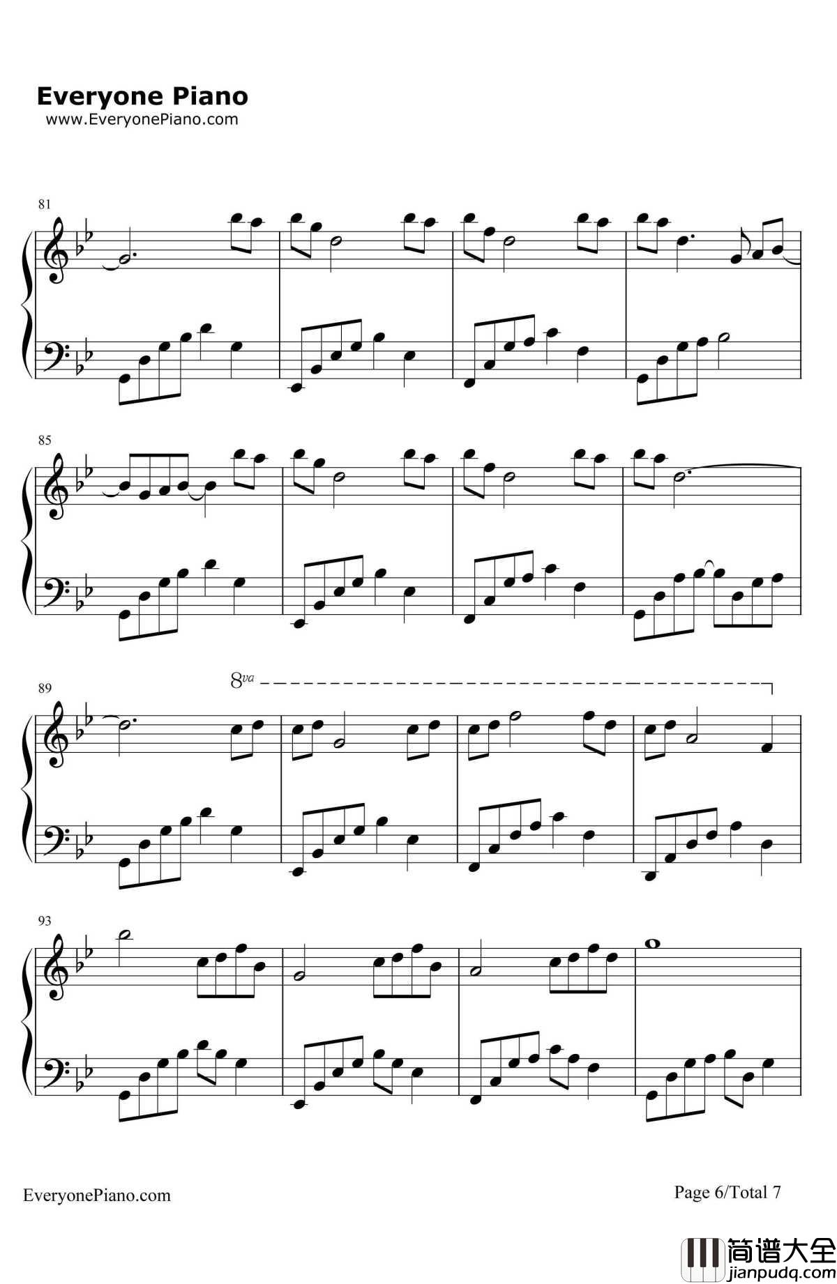 花的微笑钢琴谱_石进_夜的钢琴曲8