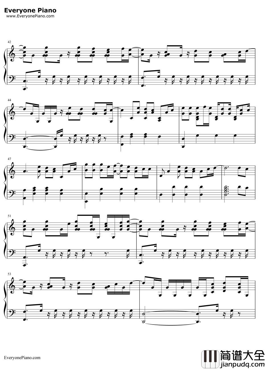 LeaveOutAlltheRest钢琴谱_LinkinPark_暮光之城片尾曲