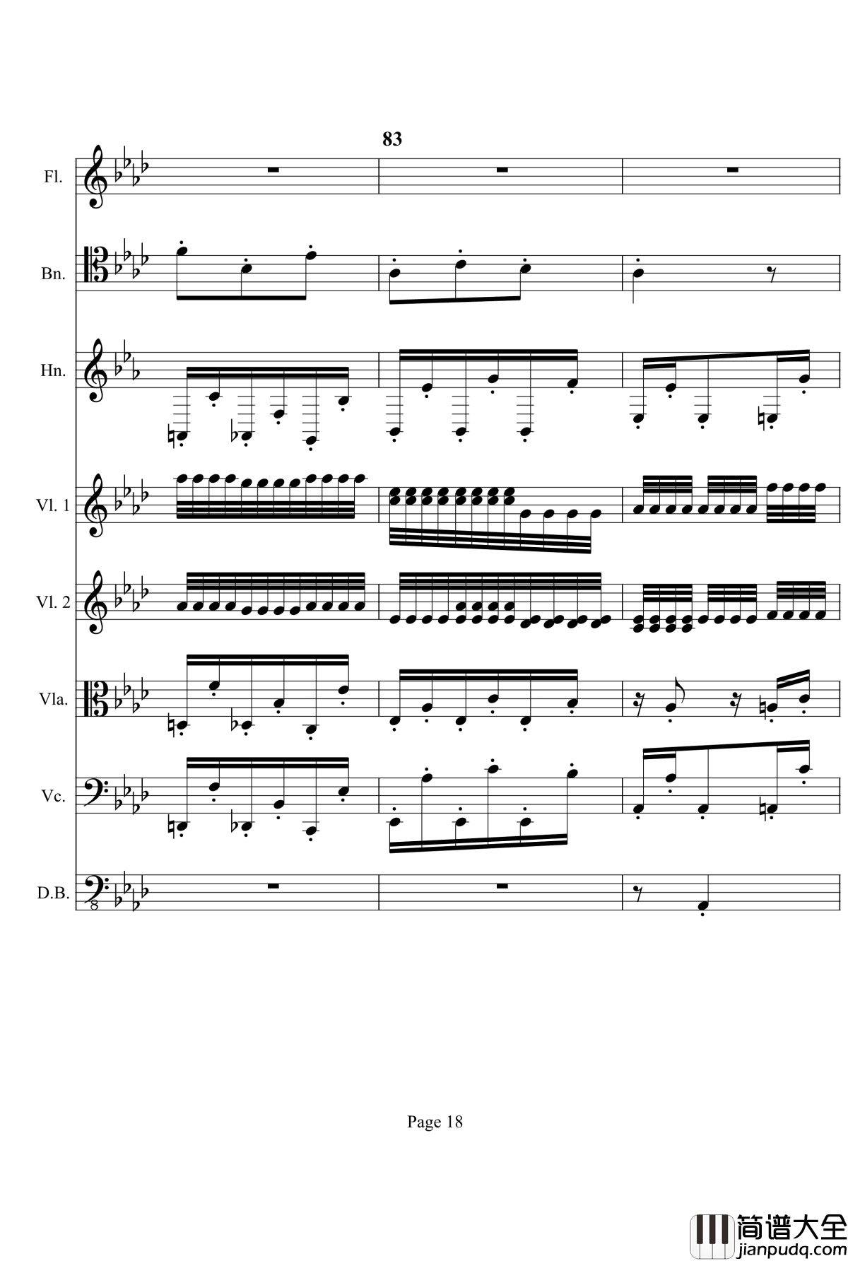 奏鸣曲之交响钢琴谱_第12首_Ⅰ_贝多芬_beethoven