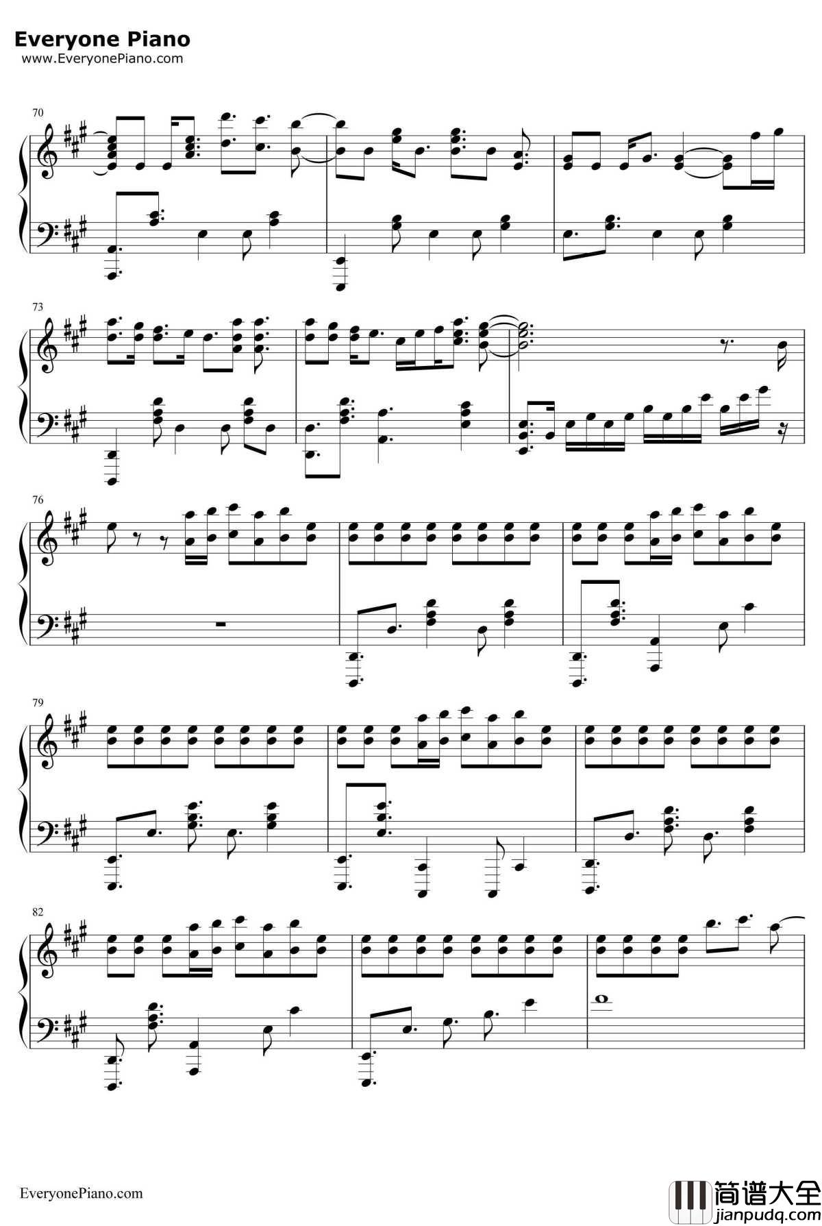 Magic钢琴谱_Coldplay