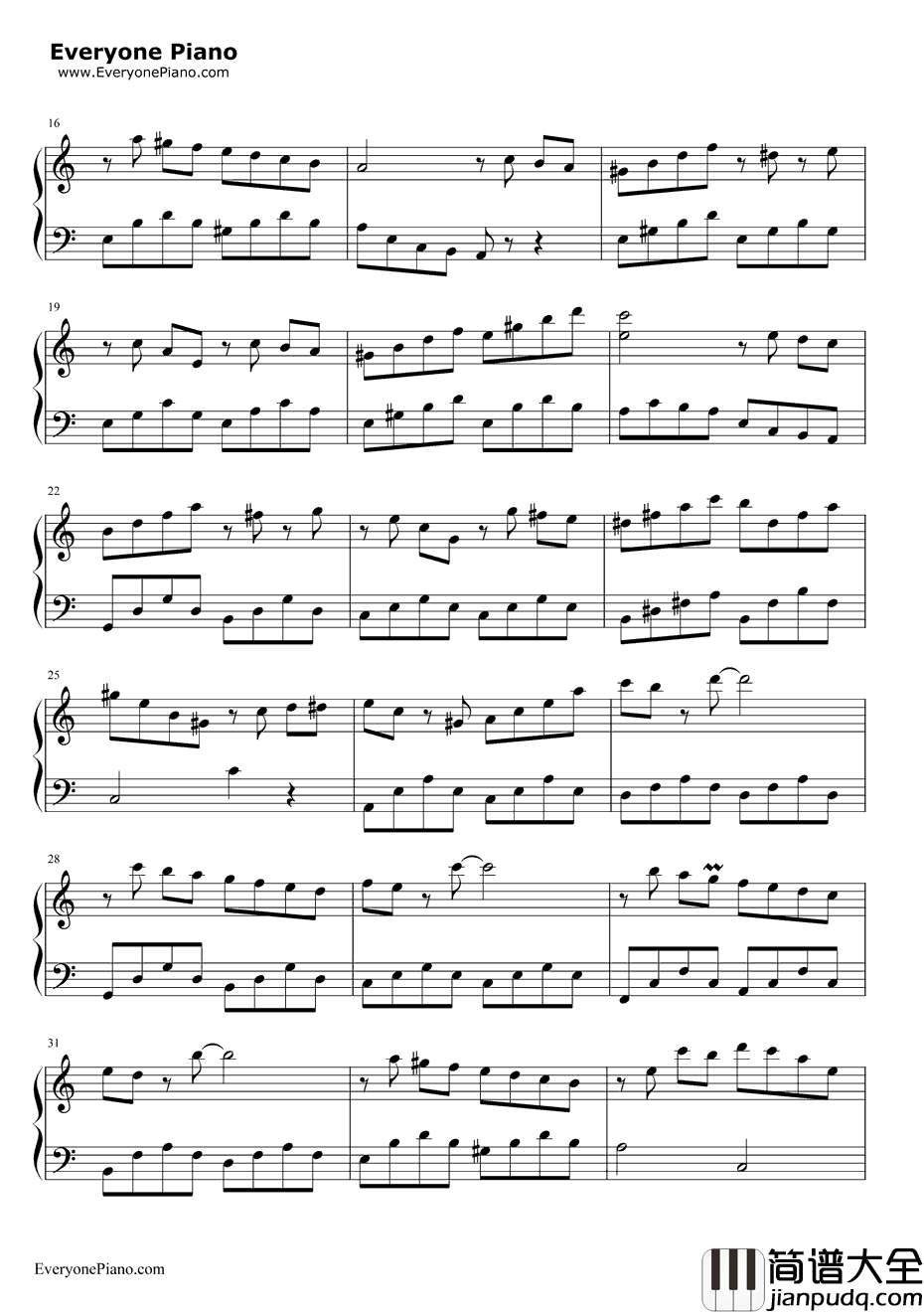 泪的托卡塔钢琴谱_保罗·莫里哀PaulMauriat_Toccata