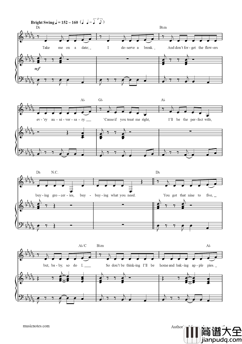 DearFutureHusband钢琴谱_MeghanTrainor