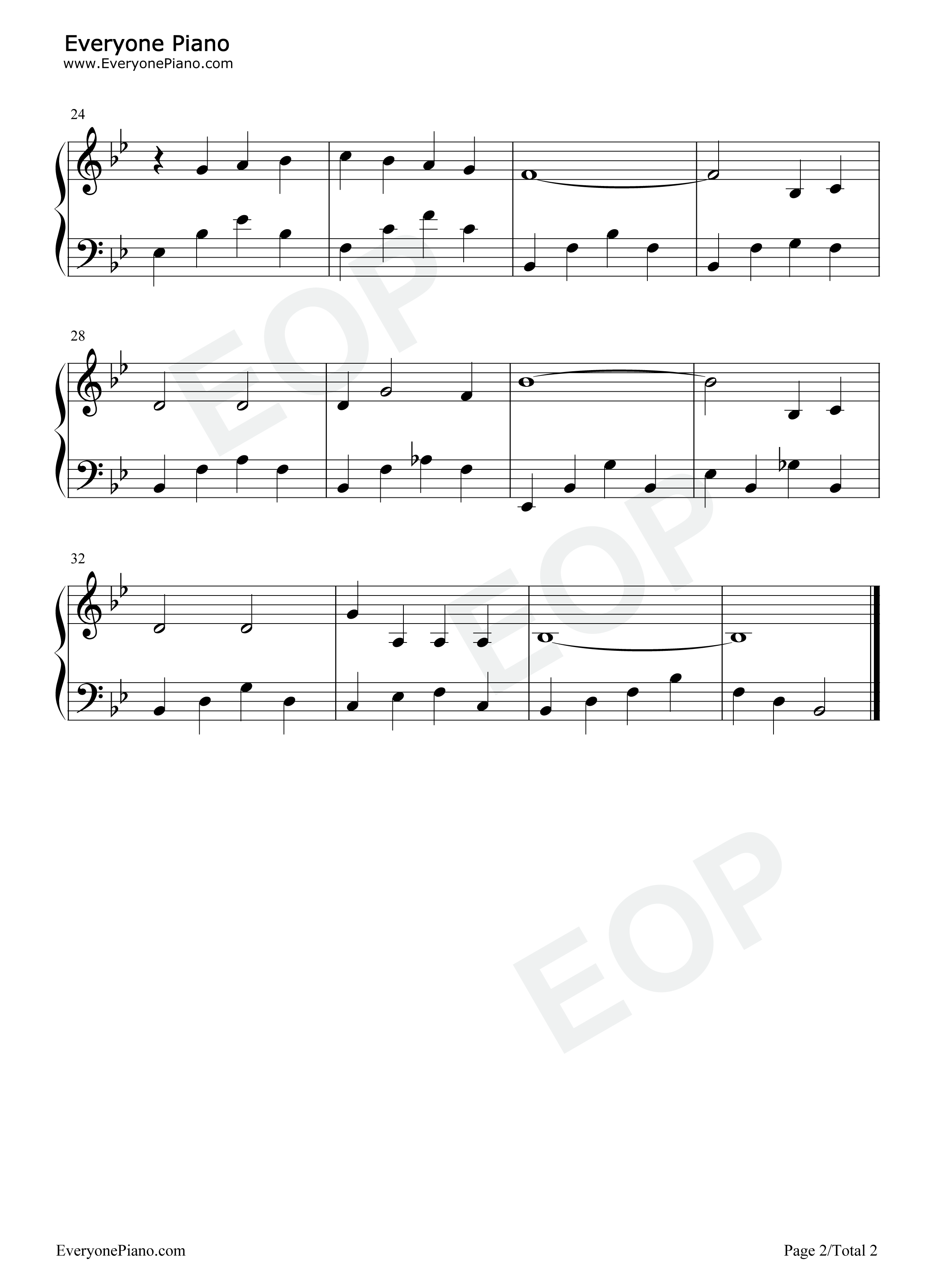 White_Christmas钢琴谱_Irving_Berlin