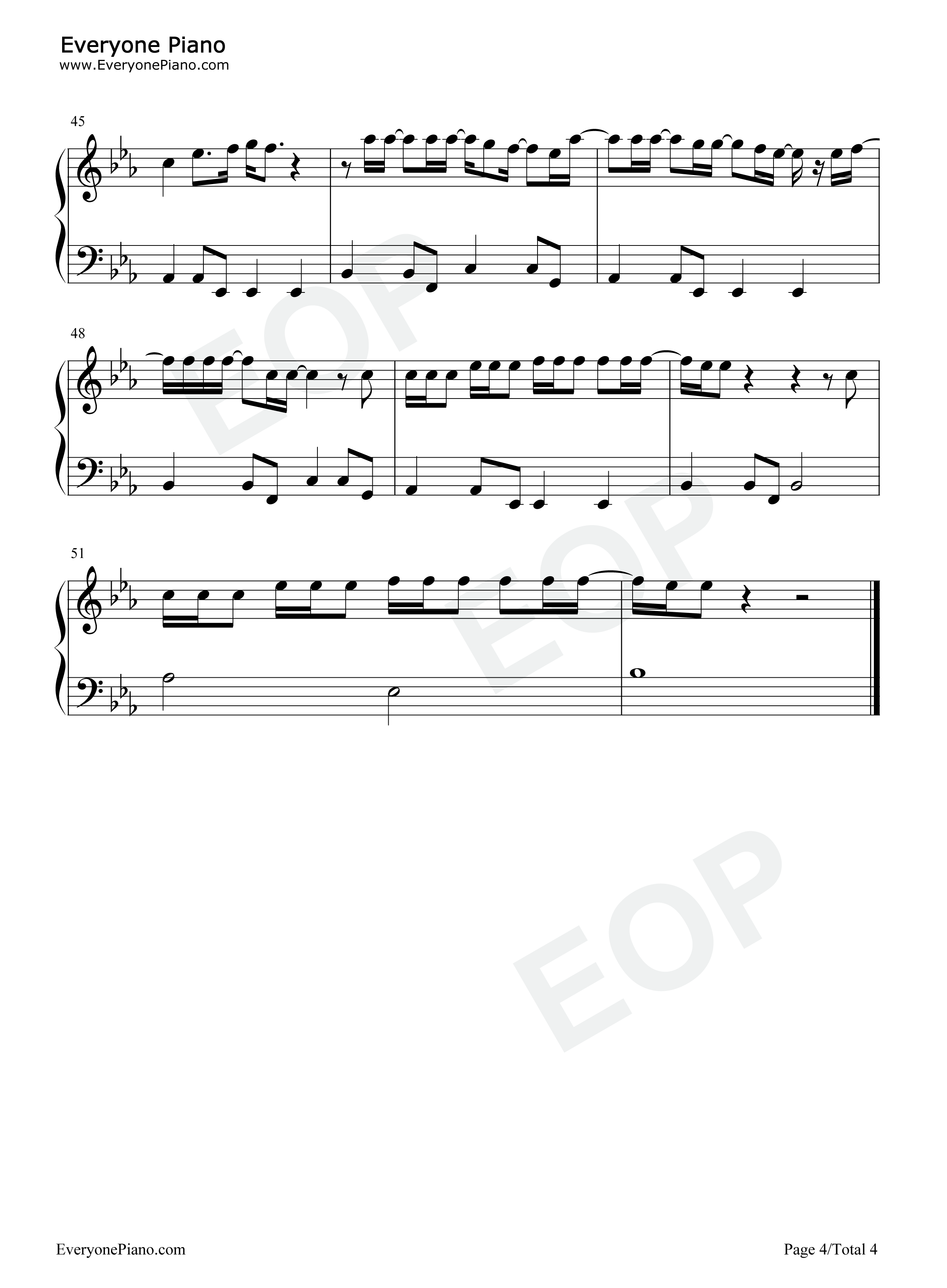 How_Do_I_Say_Goodbye钢琴谱_Dean_Lewis