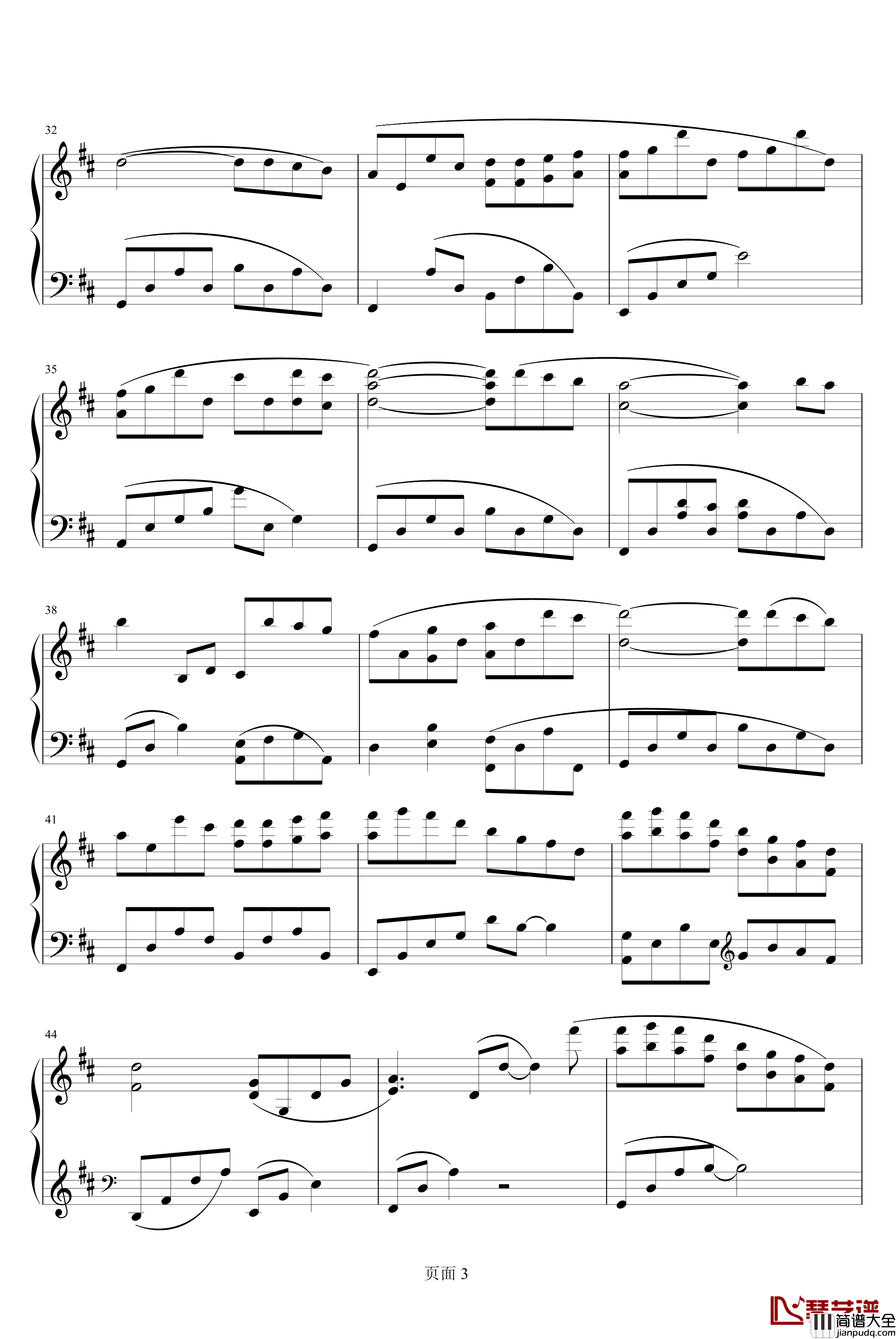 如你所愿钢琴谱_As_You_Wish_Yiruma
