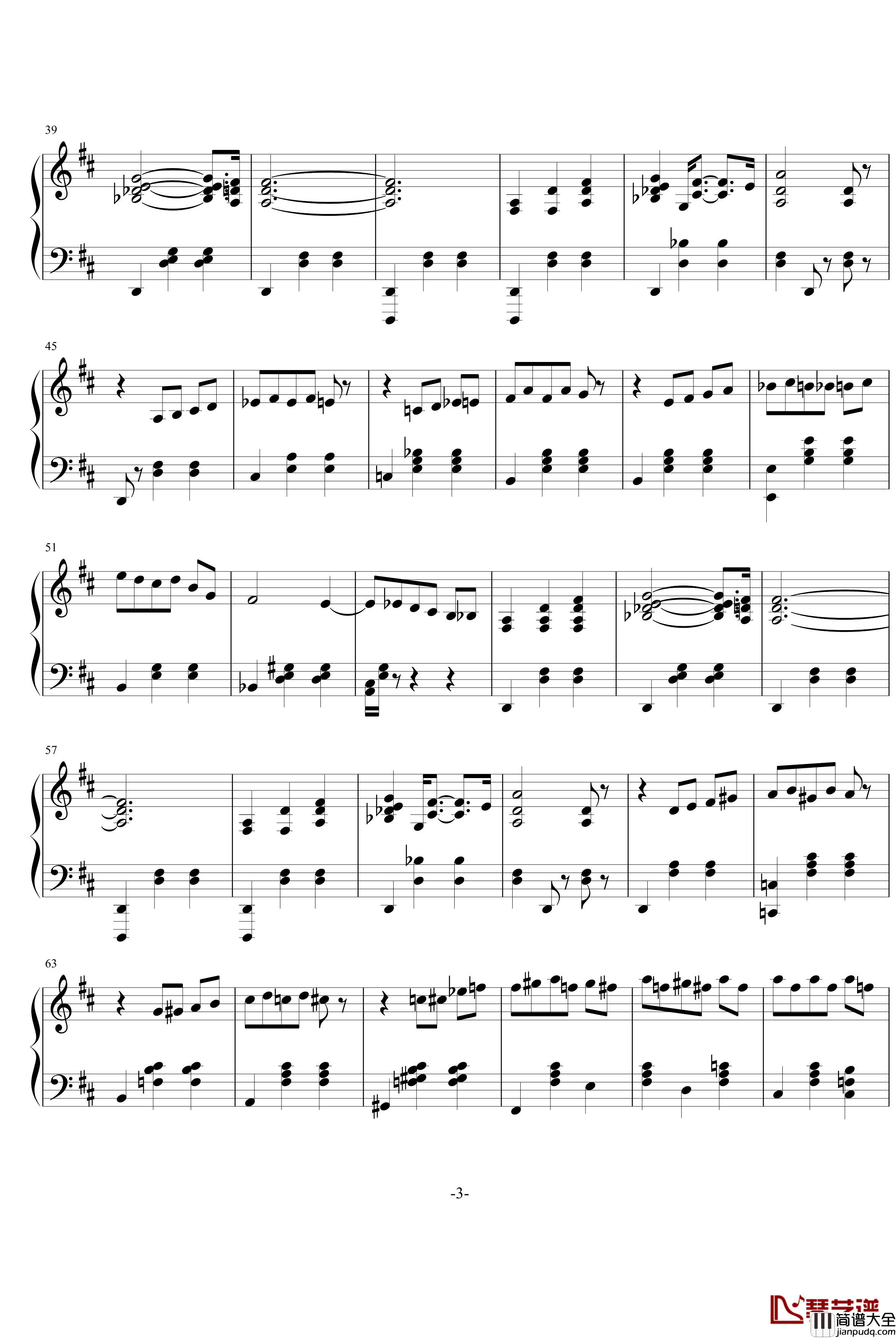 花之圆舞曲钢琴谱_柴科夫斯基_Peter_Ilyich_Tchaikovsky