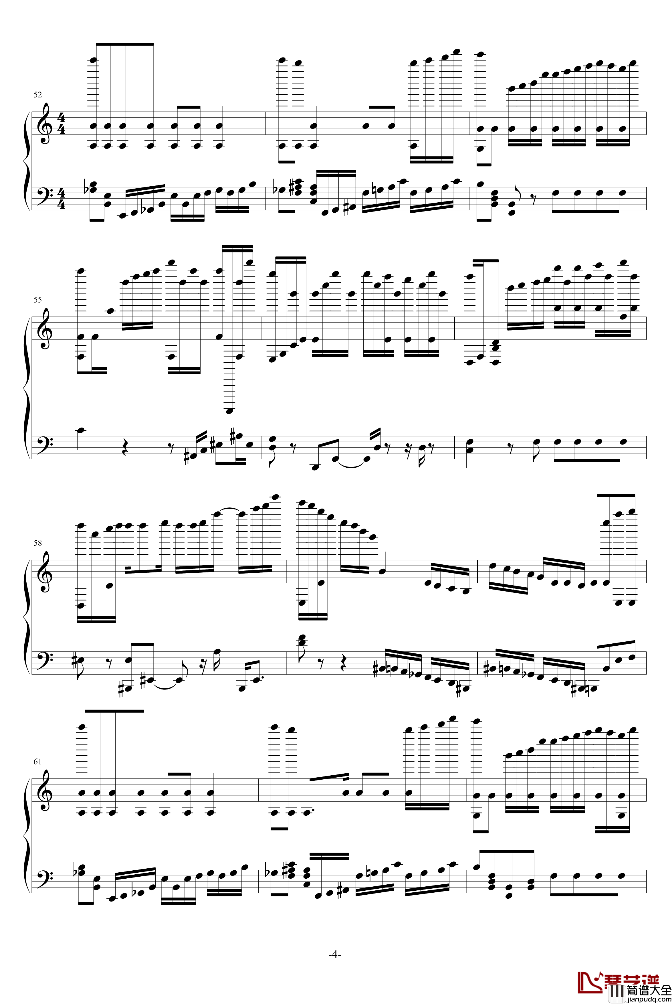 Anti_Ares钢琴谱_PF_Concerto_No.1__ピアノ協奏曲1番_蠍火_游戏