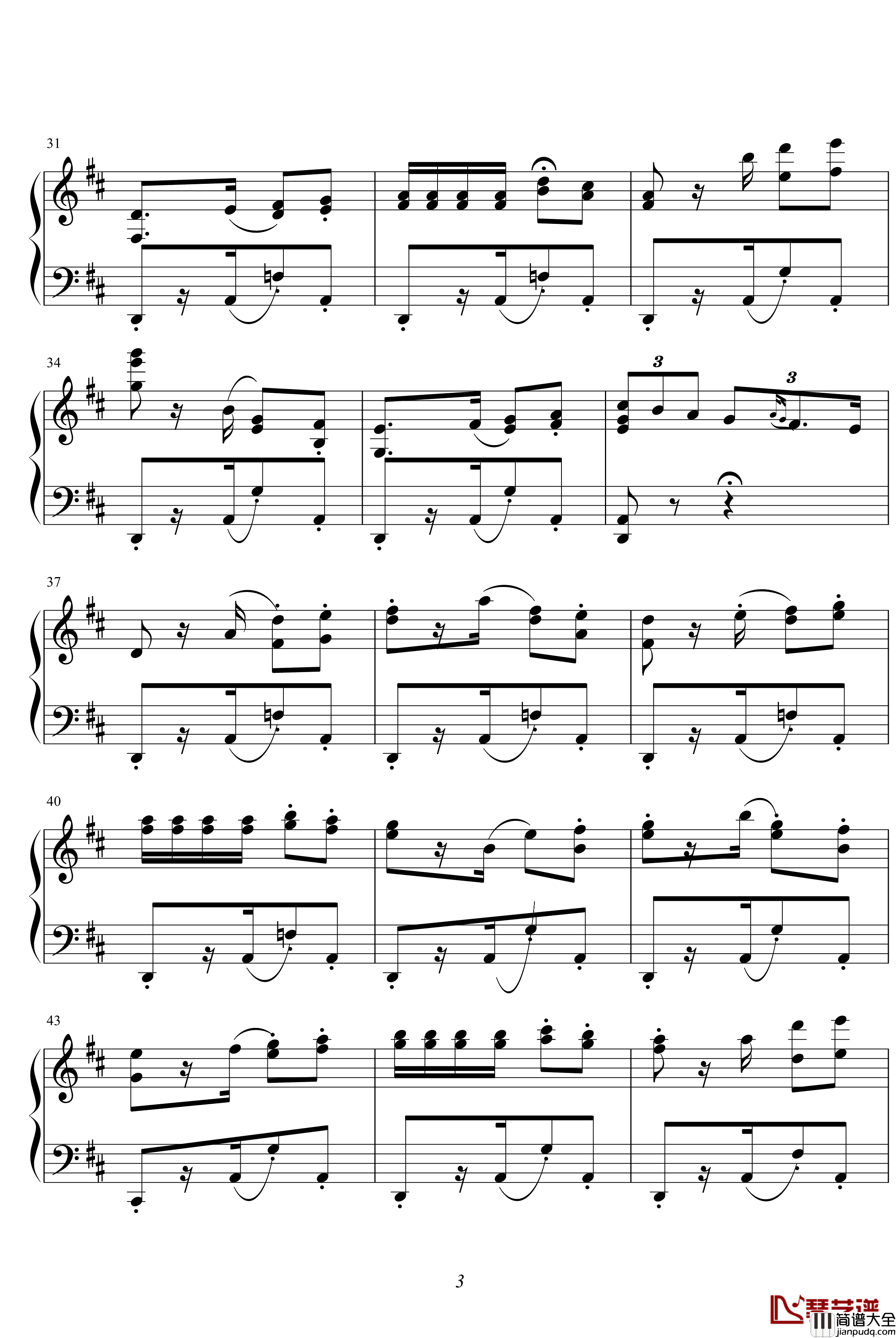 卡门钢琴谱_较完美版_比才_Bizet