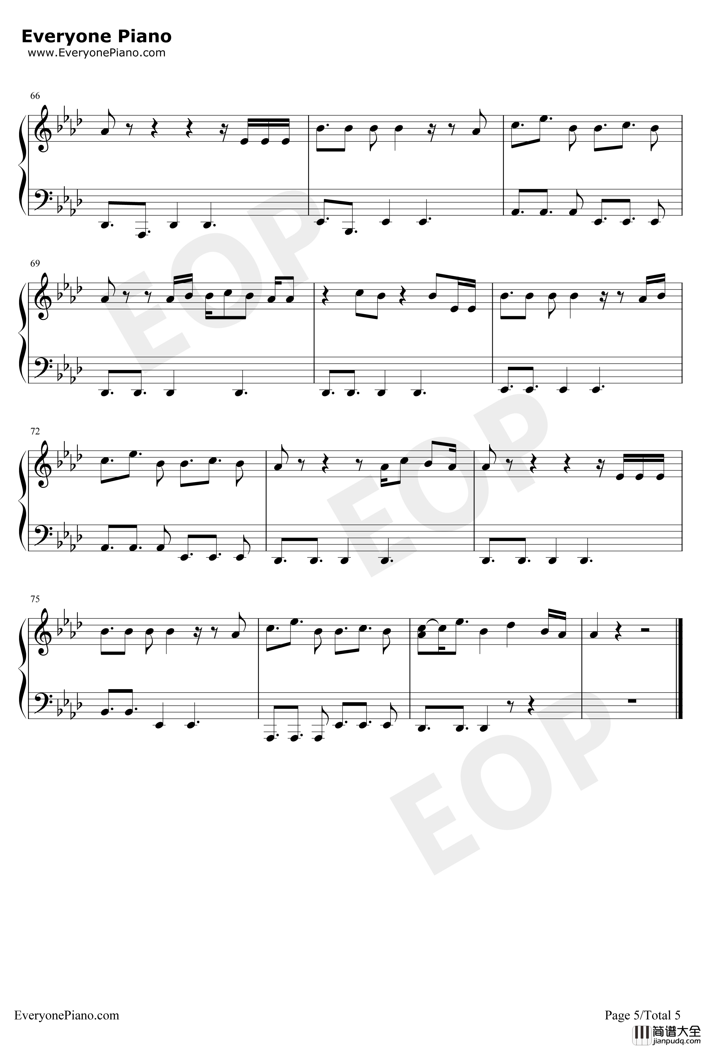 Cold_in_LA钢琴谱_WhyDon'tWe