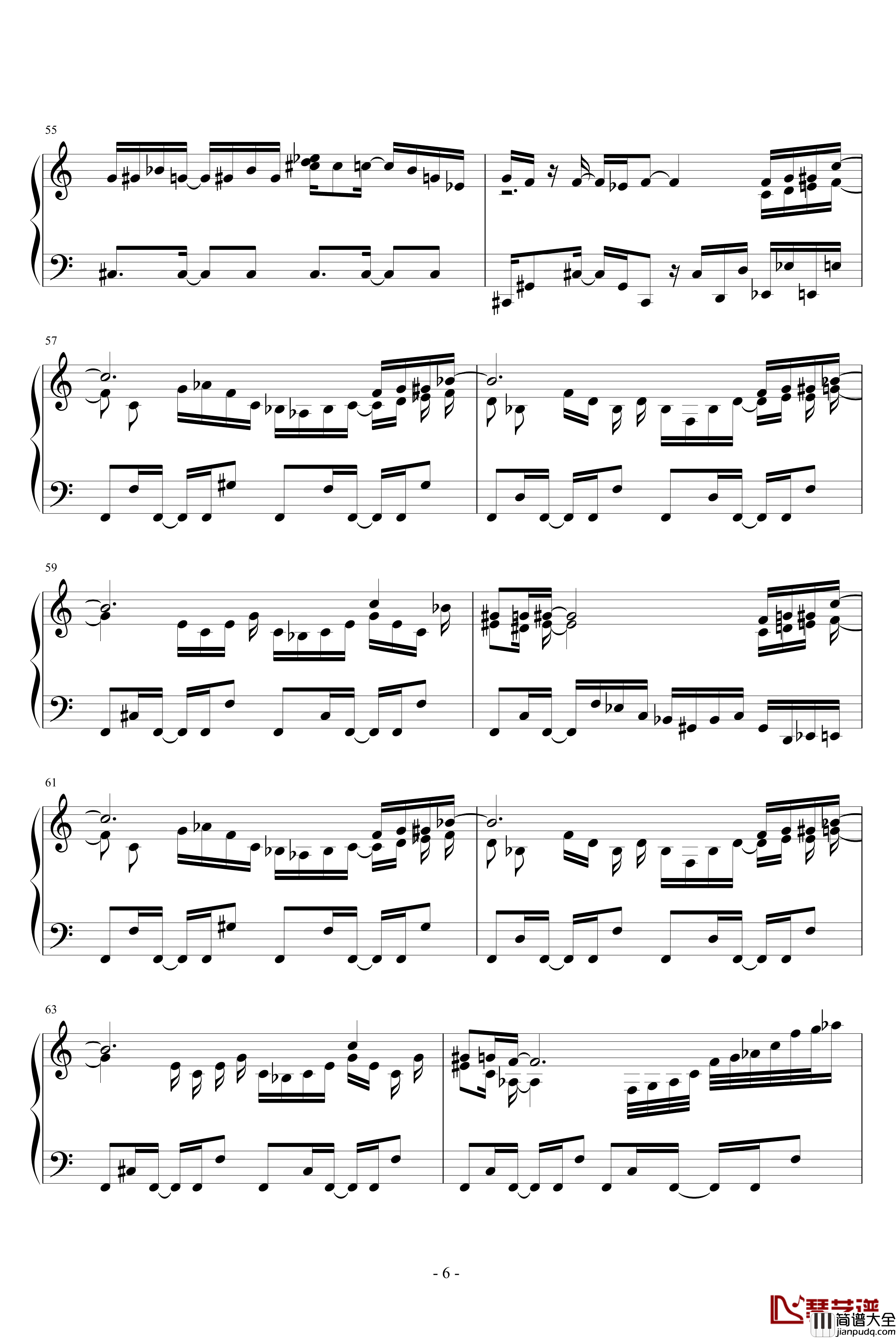 黑十字天马骑士曲钢琴谱_暴风雷电_吴大鹏