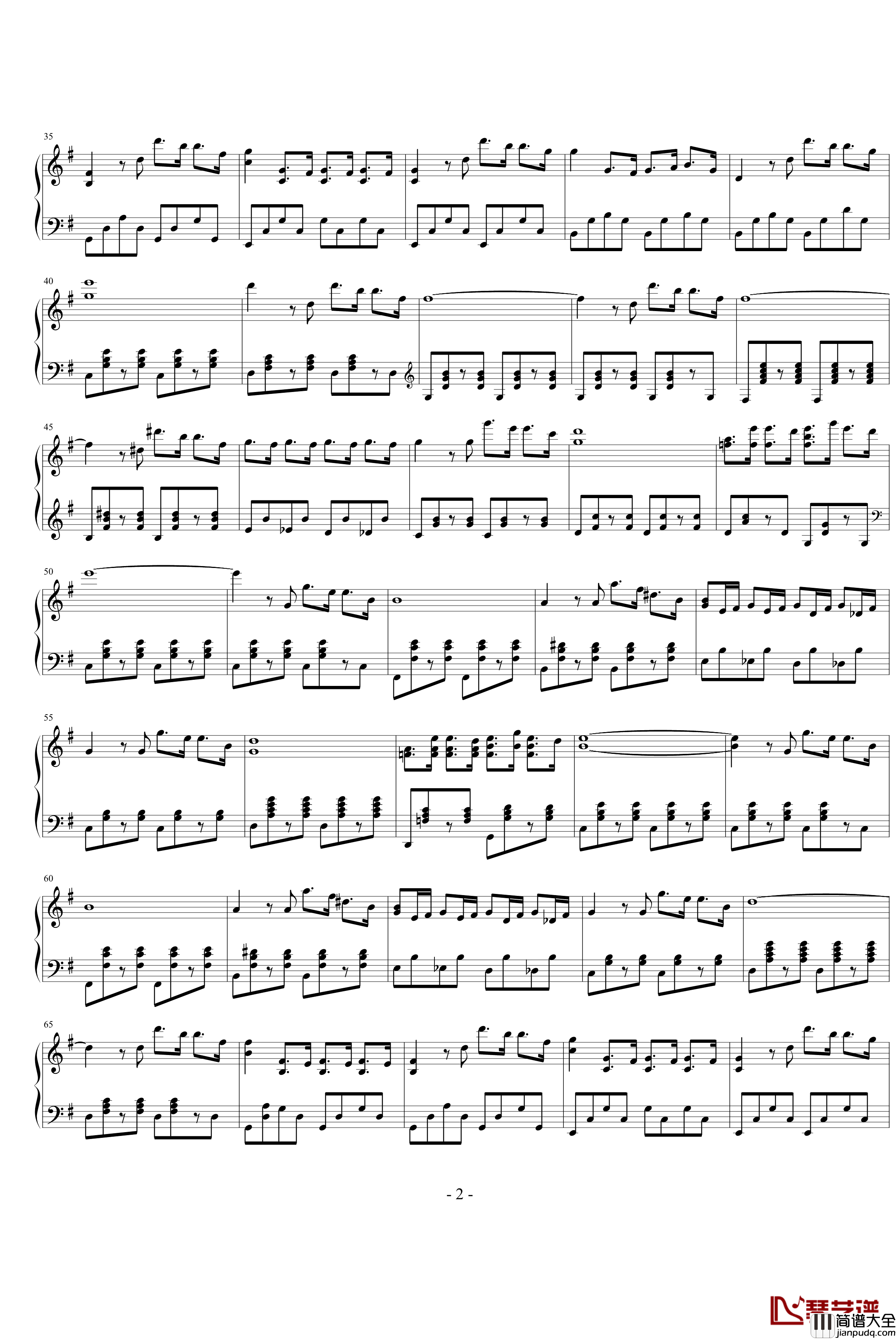 Spring_Rain钢琴谱_Yiruma