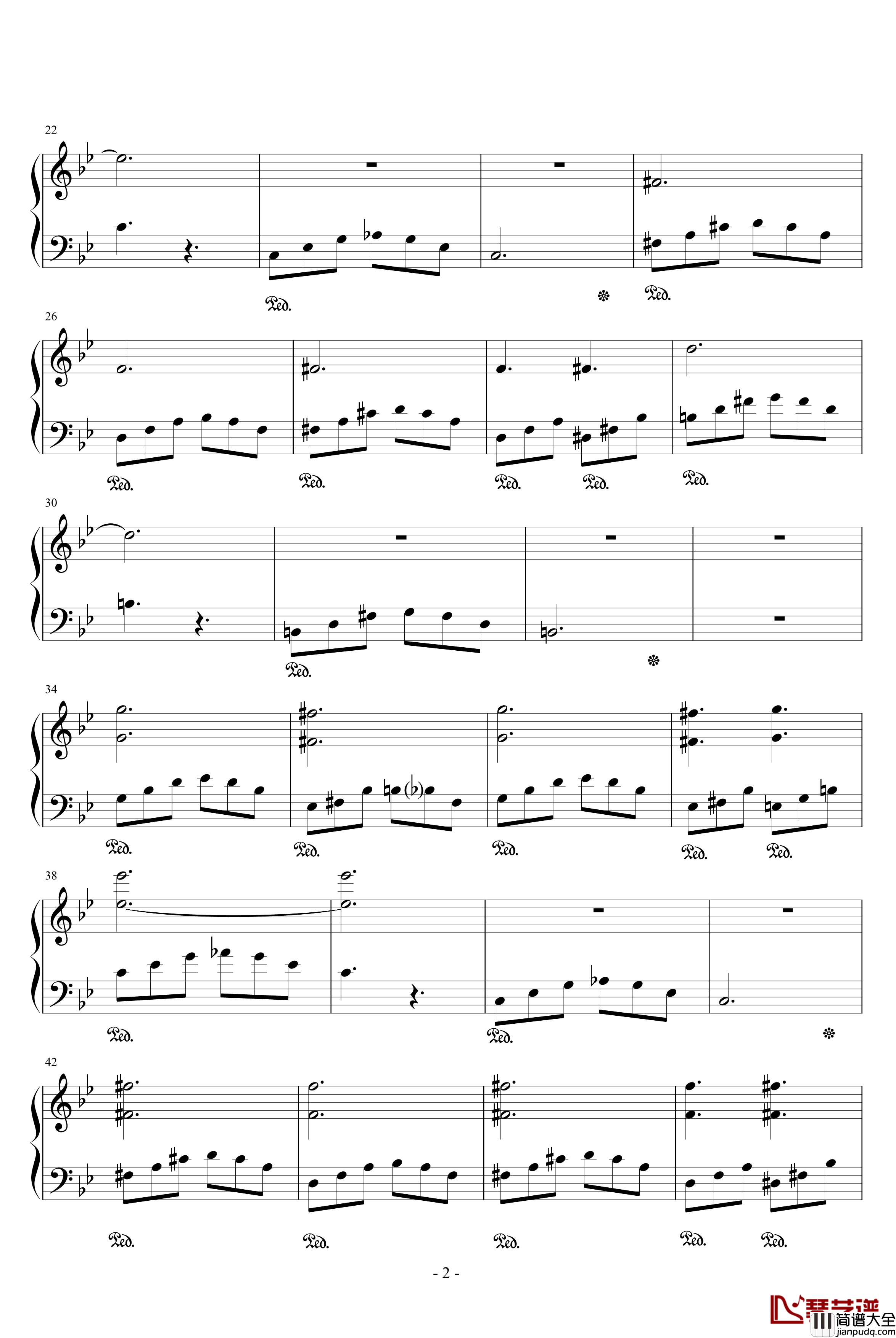 Sing钢琴谱_FFVII_AC_in_最终幻想