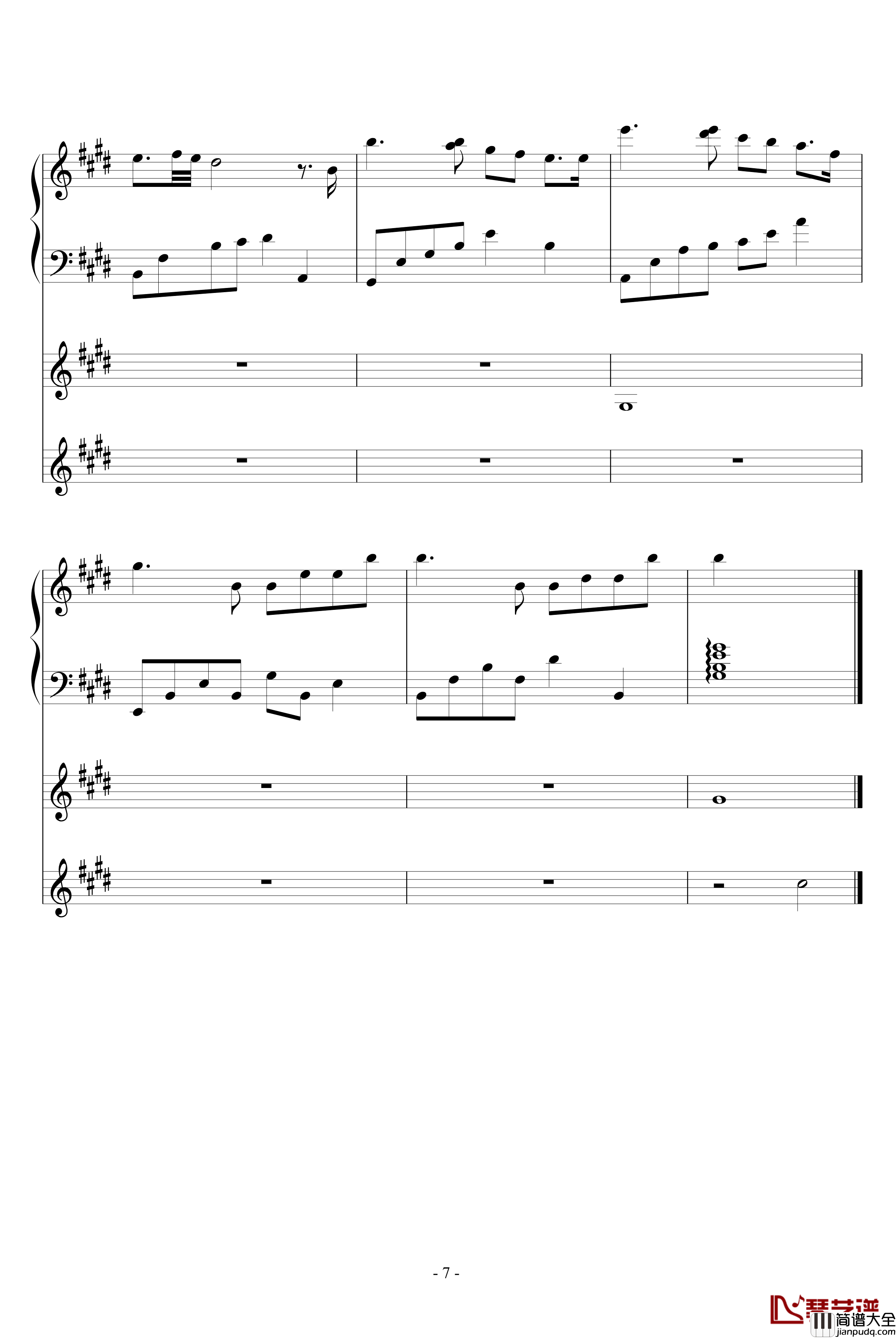 法国时光钢琴谱_谭枫作品_PHIL_COULTER