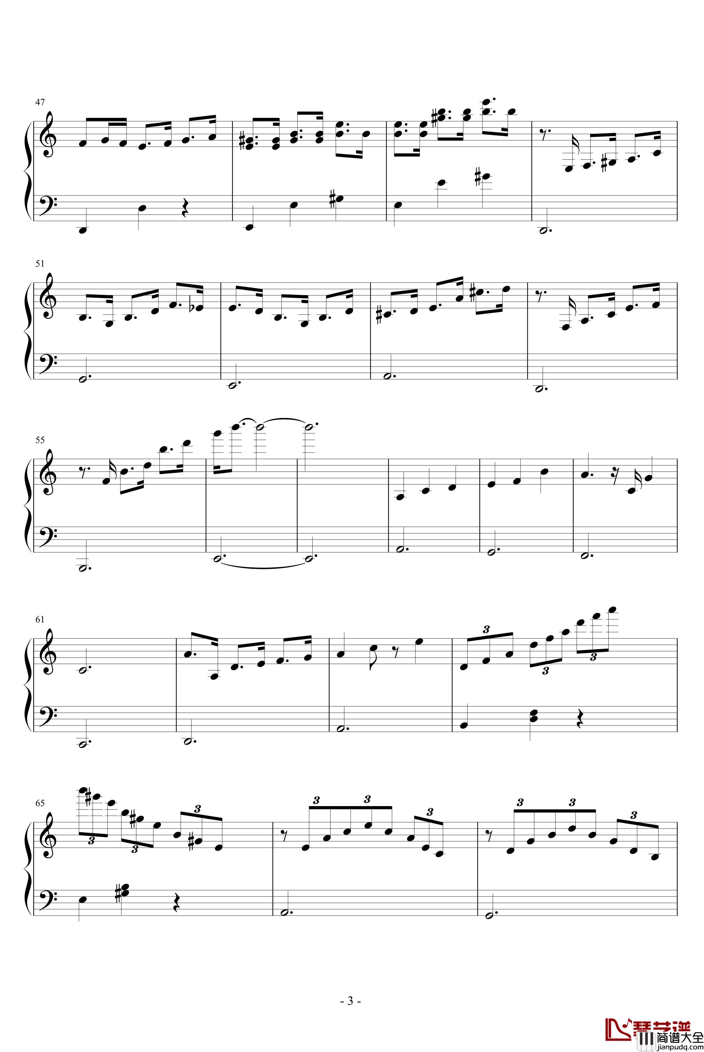 我的快乐钢琴谱_命中注定我愛你插曲_锦绣二重唱