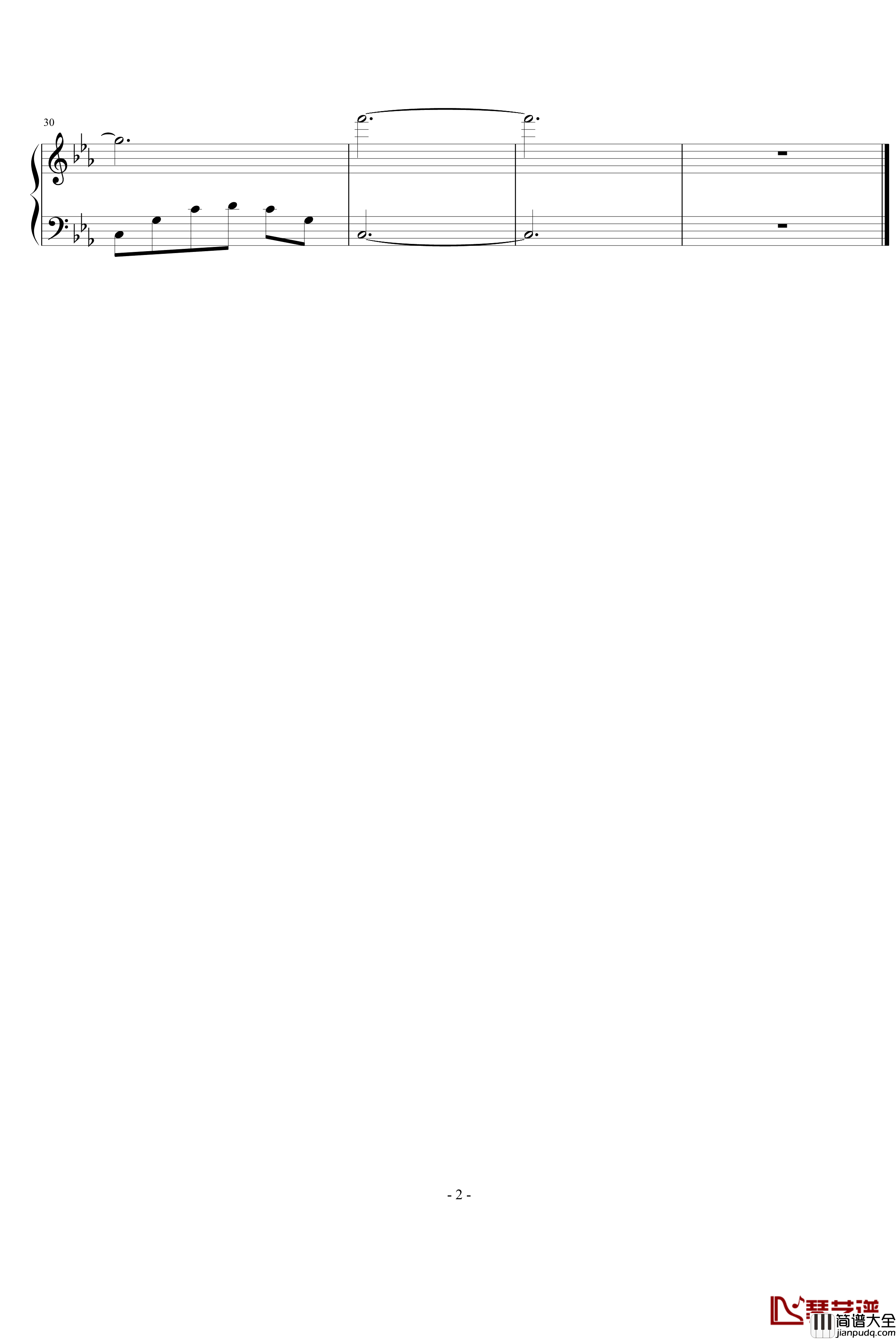 今天开始做魔王插曲钢琴谱_回想_动漫影视