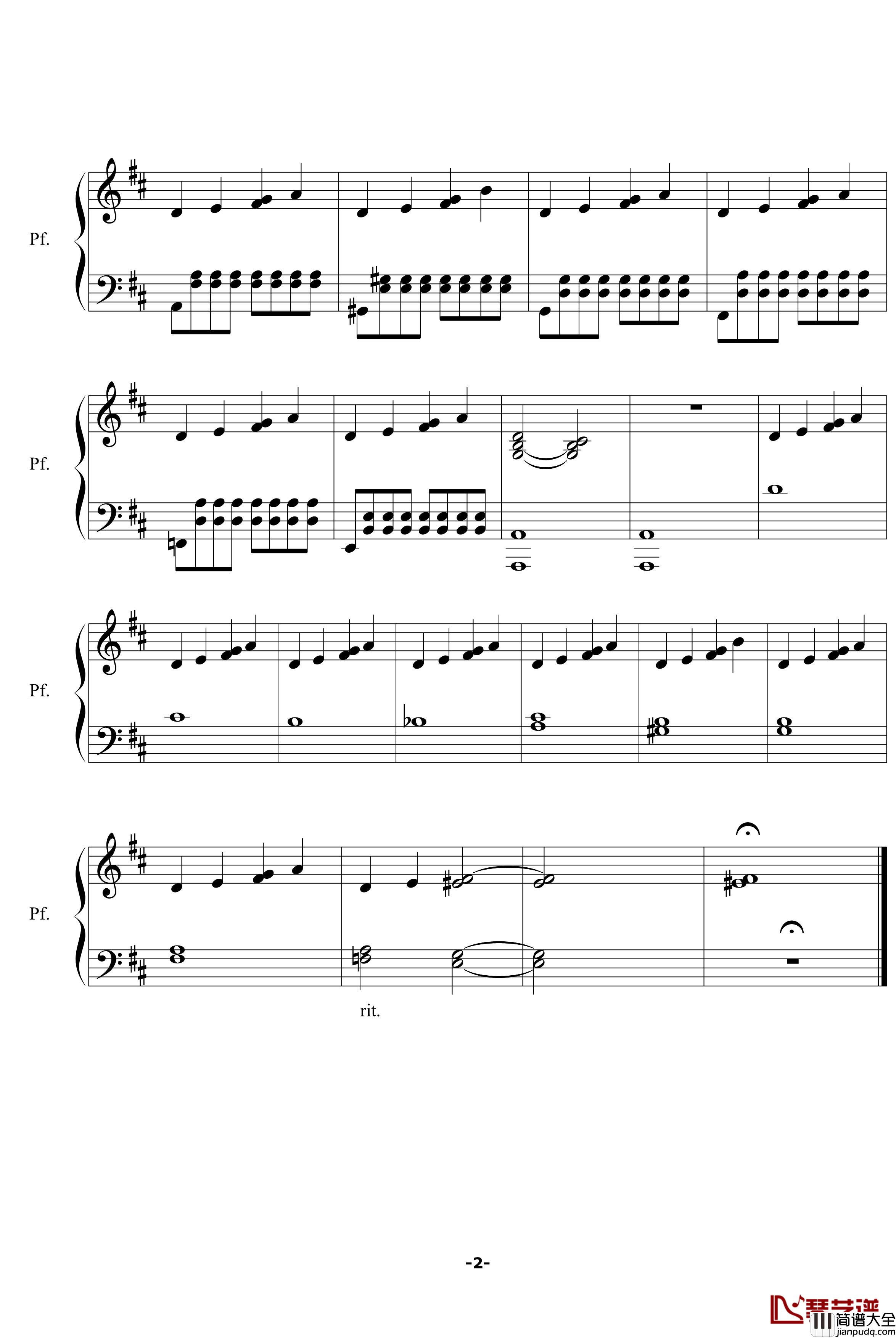 the_Crisis钢琴谱_Ennio_Morricone_海上钢琴师