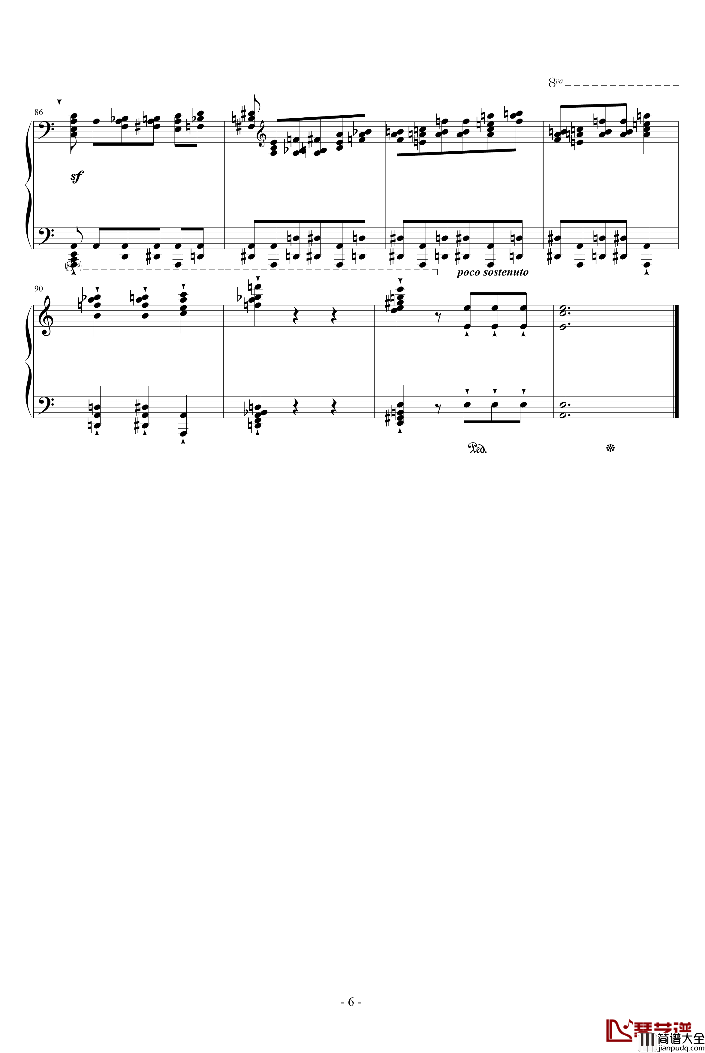 12首大练习曲钢琴谱_第2首_李斯特