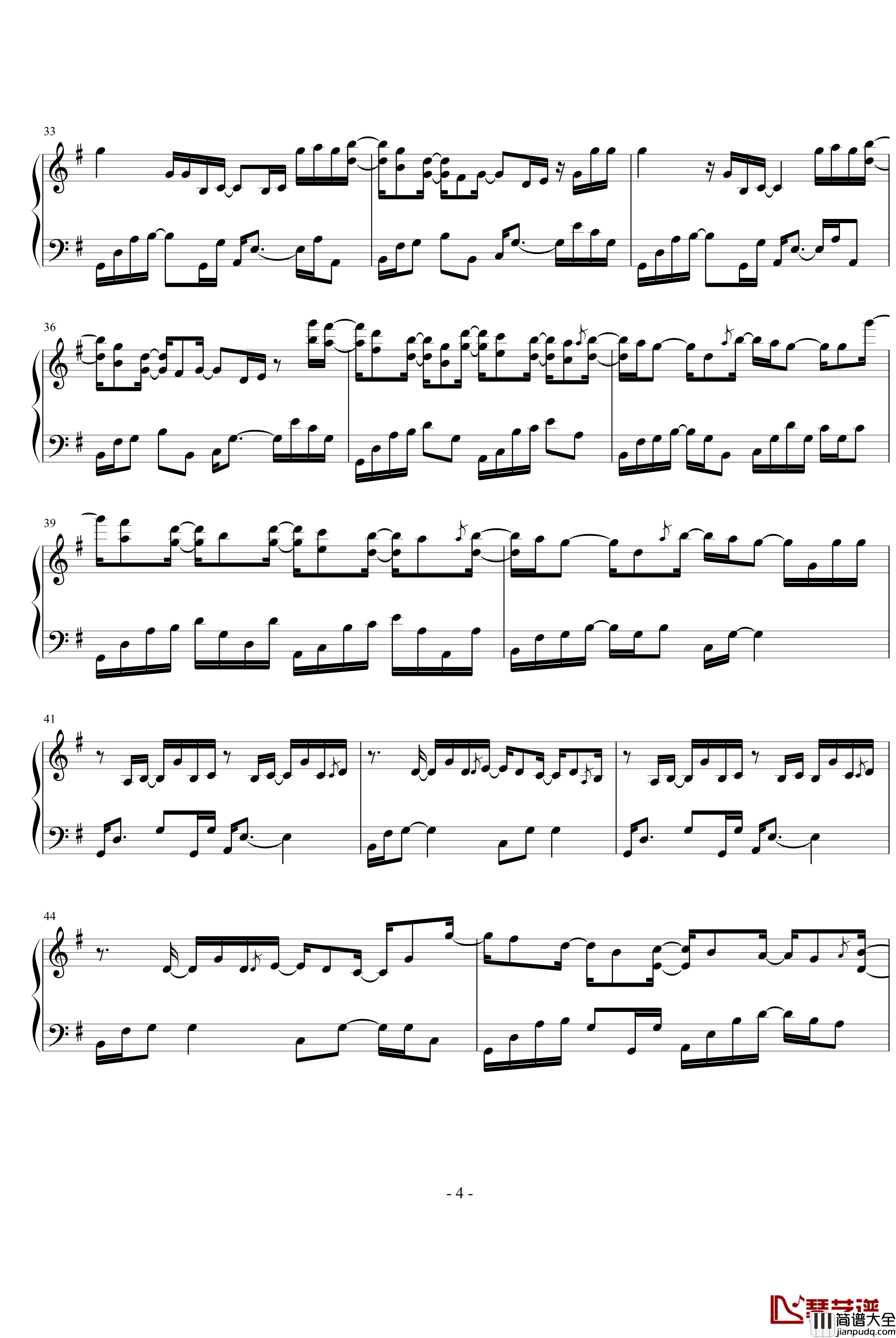 It's_your_day钢琴谱_Yiruma