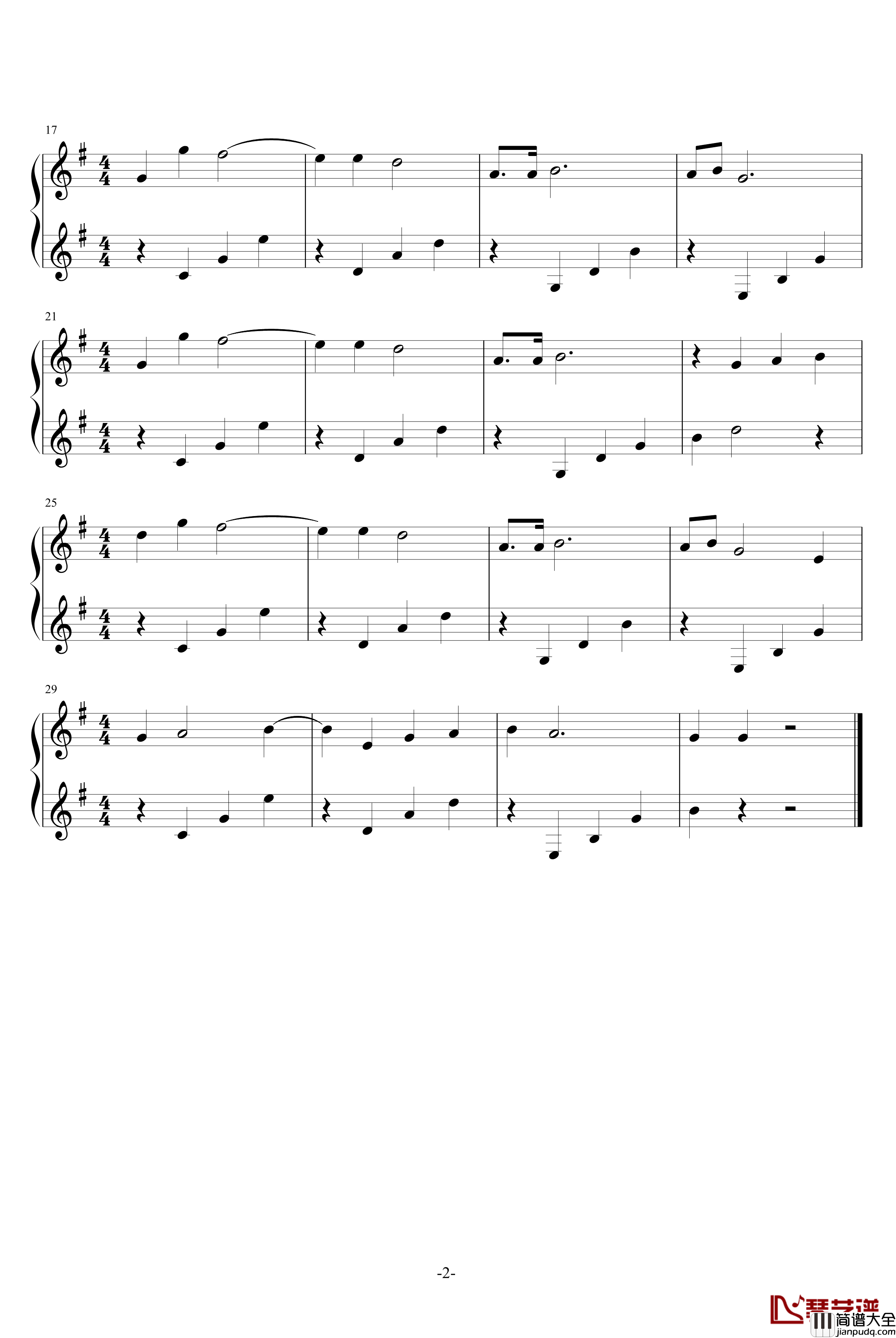 my_soul钢琴谱_一个深爱的女孩_JULY