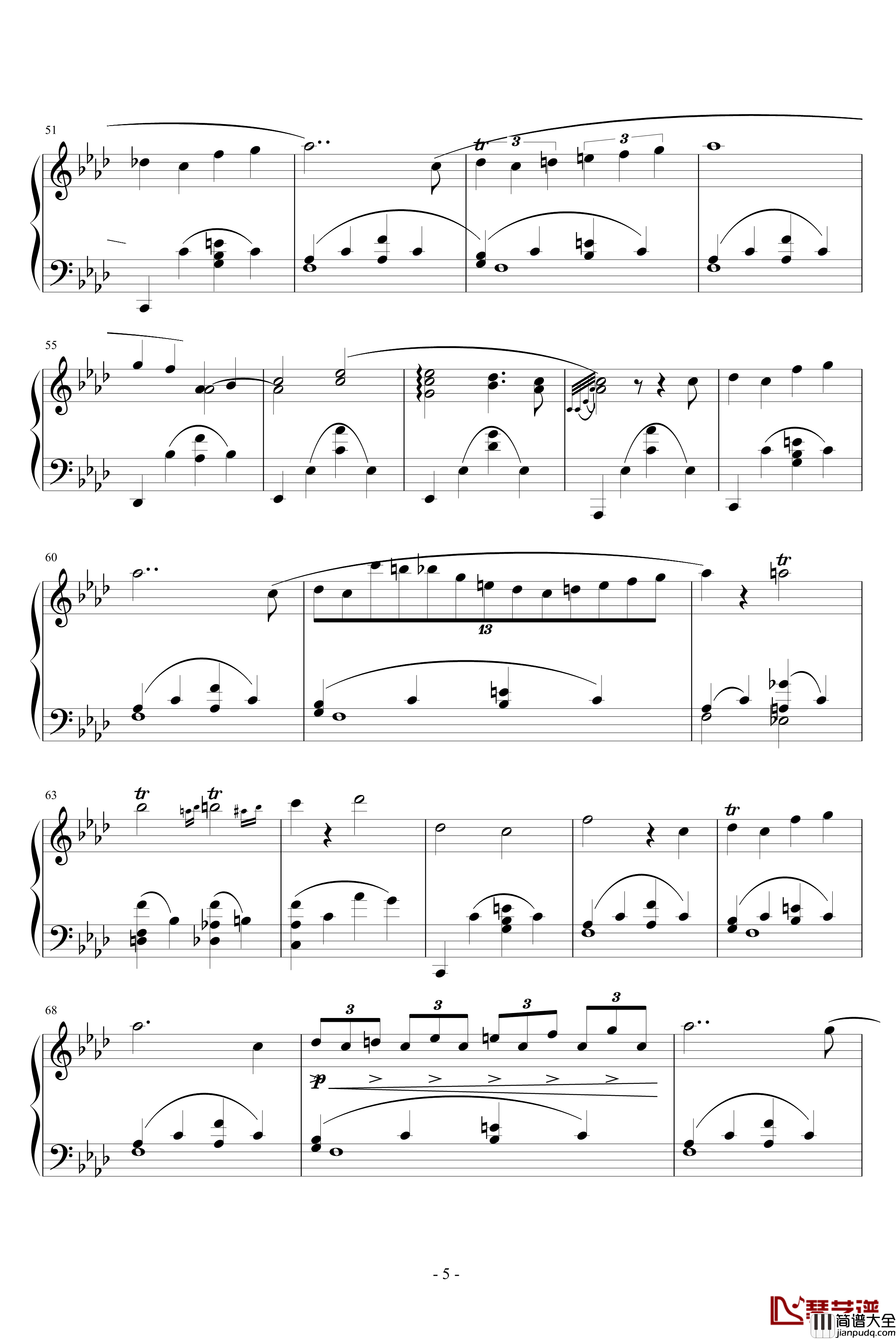 即兴曲第一首Op.29钢琴谱_肖邦_chopin